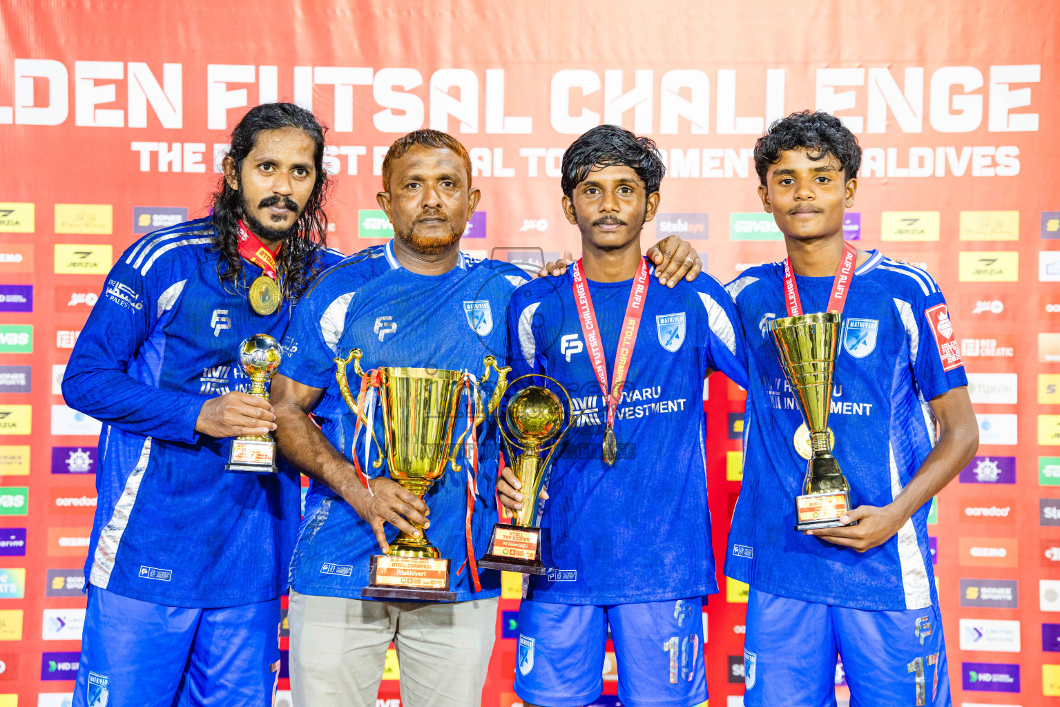 AA. Mathiveri VS AA. Thoddoo in Atoll Round Final on Day 20 of Golden Futsal Challenge 2025 was held on Thursday, 23rd January 2025, in Hulhumale', Maldives. Photos: Abdulla Abeed / images.mv