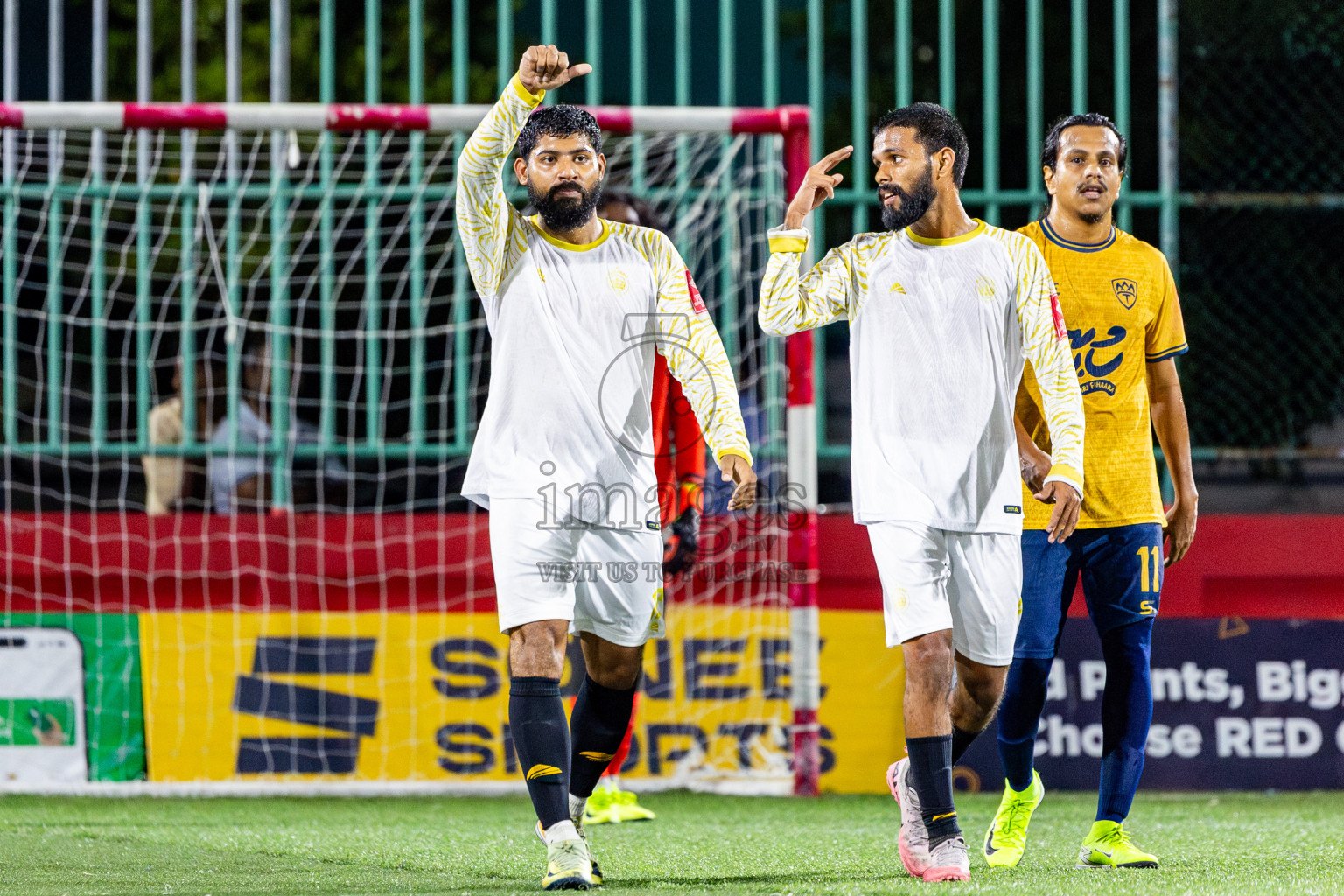 Mahchangoalhi vs Maafannu in zone round on Day 31 of Golden Futsal Challenge 2025 was held on Tuesday , 4th February 2025, in Hulhumale', Maldives. Photos: Nausham Waheed / images.mv