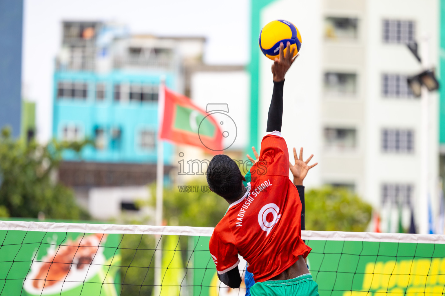 Day 5 of Interschool Volleyball Tournament 2024 was held in Ekuveni Volleyball Court at Male', Maldives on Wednesday, 27th November 2024.
Photos: Ismail Thoriq / images.mv