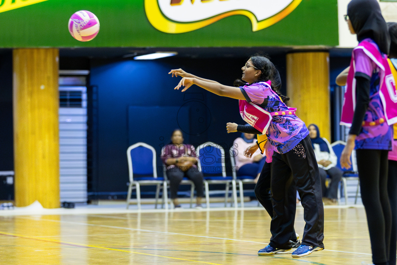 Netkids B vs N Sports academy B (U13) in Day 1 of 3rd Junior Championship - Netball association of Maldives, held at Social Center on 19th January 2025 . Photos by Shuu Abdul Sattar / Images.mv