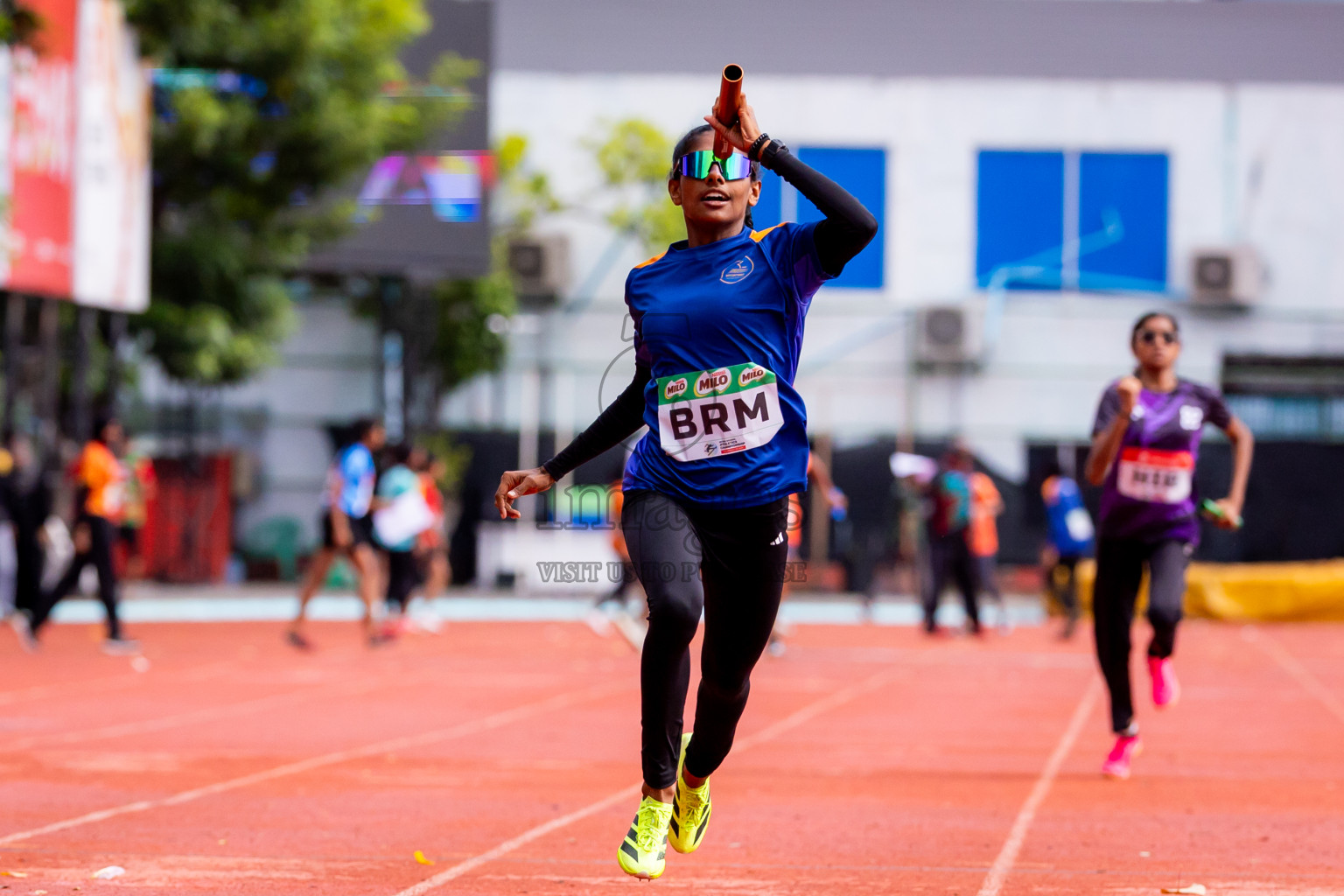Day 6 of Inter-school Athletics Championship 2025 held in Ekuveni Synthetic Track, Male', Maldives on Sunday, 12th October 2025. Photos by: Nausham Waheed / Images.mv