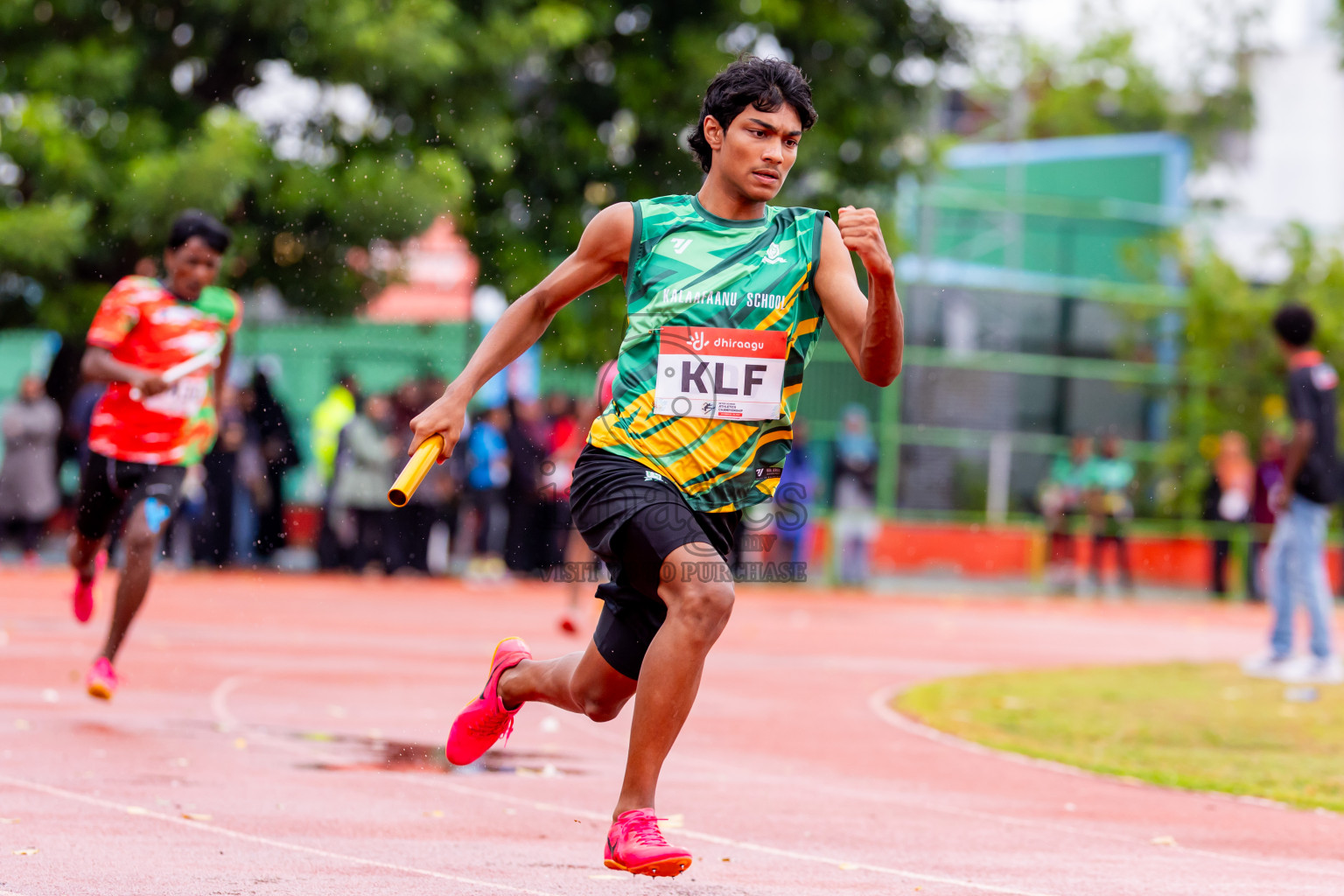 Day 6 of Inter-school Athletics Championship 2025 held in Ekuveni Synthetic Track, Male', Maldives on Sunday, 12th October 2025. Photos by: Nausham Waheed / Images.mv