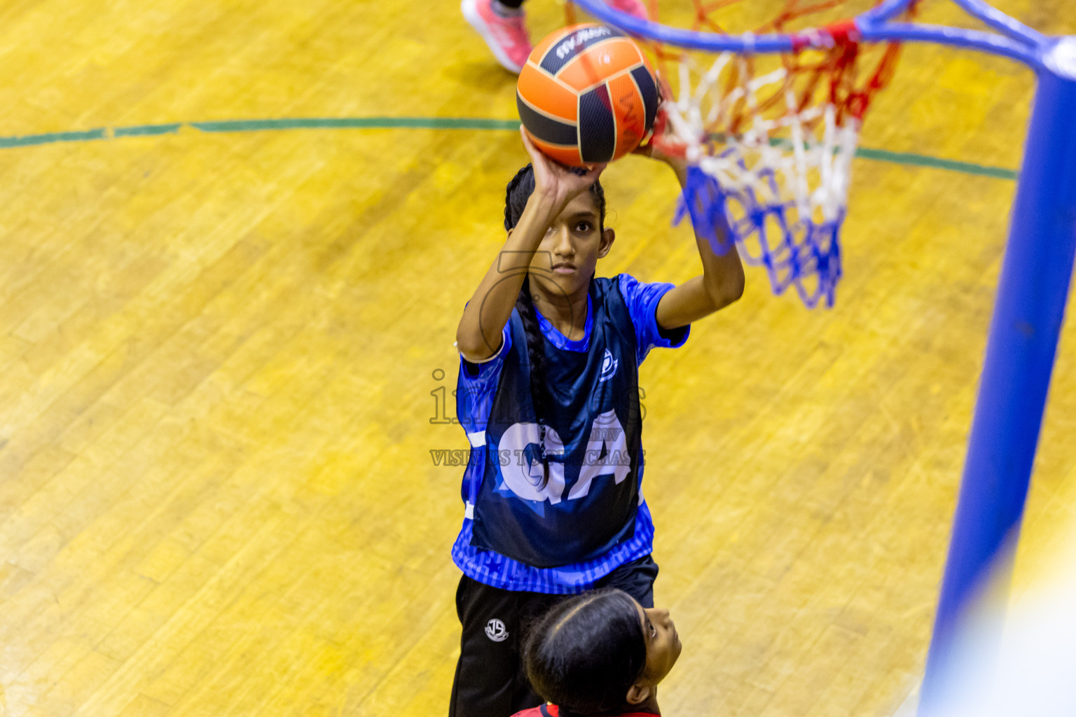 Day 9 of 25th Inter-School Netball Tournament was held in Social Center at Male', Maldives on Monday, 19th August 2024. Photos: Nausham Waheed / images.mv