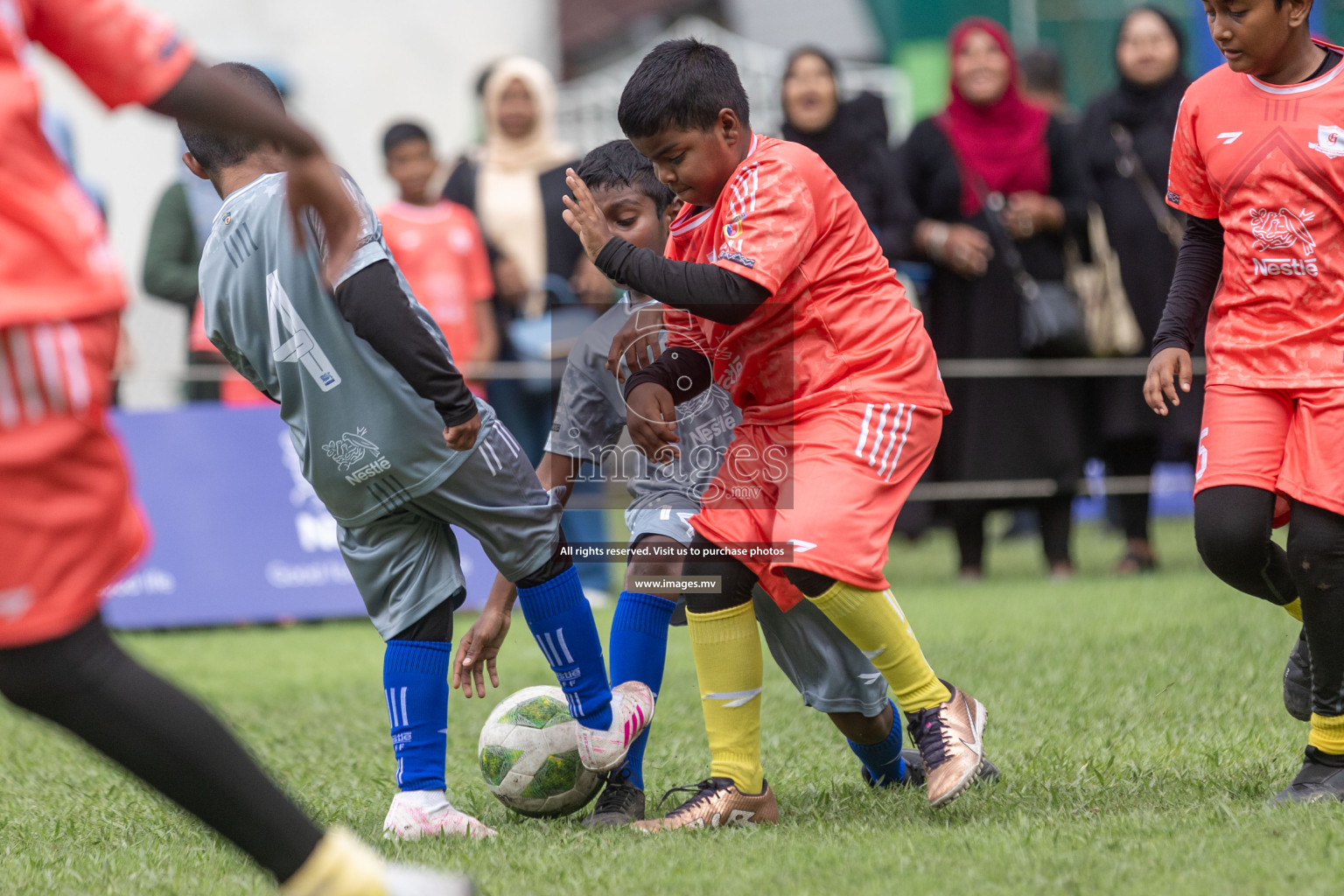 Day 1 of Nestle kids football fiesta, held in Henveyru Football Stadium, Male', Maldives on Wednesday, 11th October 2023 Photos: Shut Abdul Sattar/ Images.mv