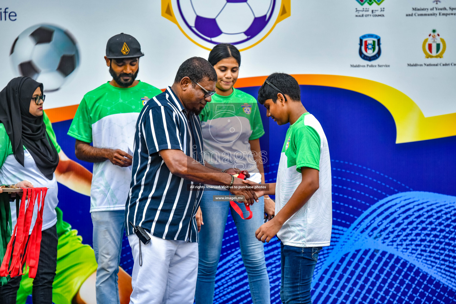 Day 4 of Milo Kids Football Fiesta 2022 was held in Male', Maldives on 22nd October 2022. Photos: Nausham Waheed / images.mv