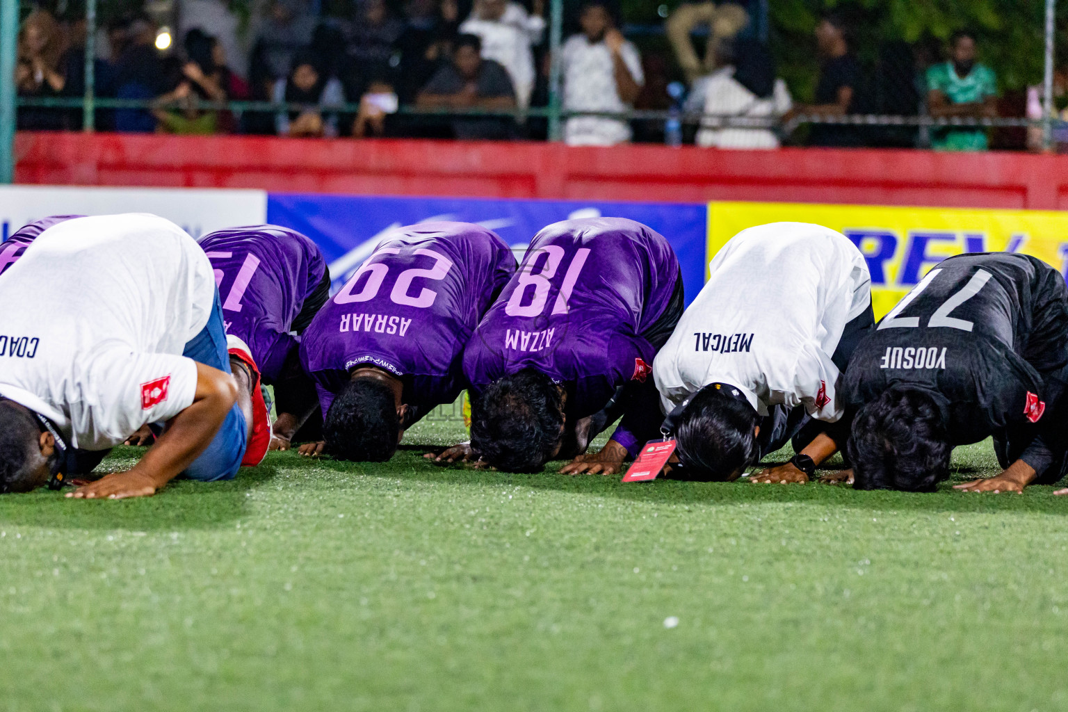 GA Kanduhulhudhoo vs GA Gemanafushi in Day 27 of Golden Futsal Challenge 2024 was held on Saturday , 10th February 2024 in Hulhumale', Maldives Photos: Nausham Waheed / images.mv