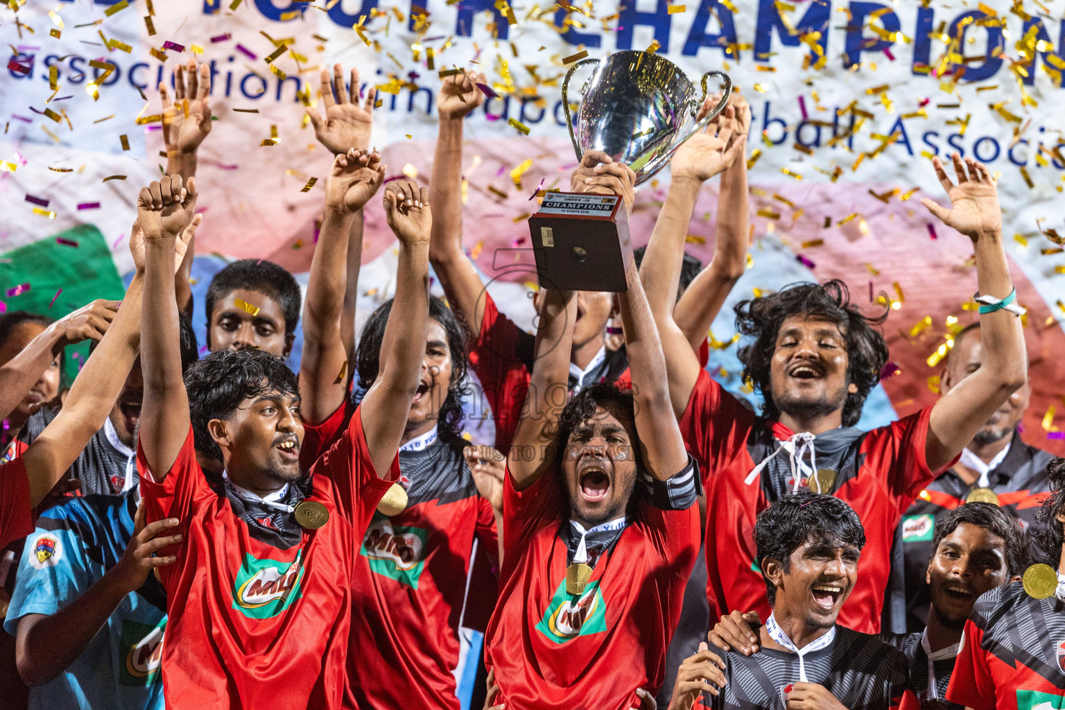 Super United Sports vs TC Sports Club in the Final of Under 19 Youth Championship 2024 was held at National Stadium in Male', Maldives on Monday, 1st July 2024. Photos: Ismail Thoriq  / images.mv