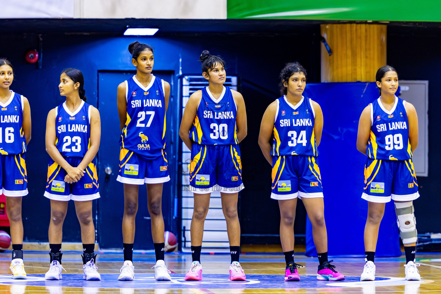 India vs SriLanka in Day 1 of Under 16 Woman's Asian Cup SABA Qualifiers 2025 was held in Social Center, Male', Maldives on 12th June 2025. Photos: Nausham Waheed / images.mv