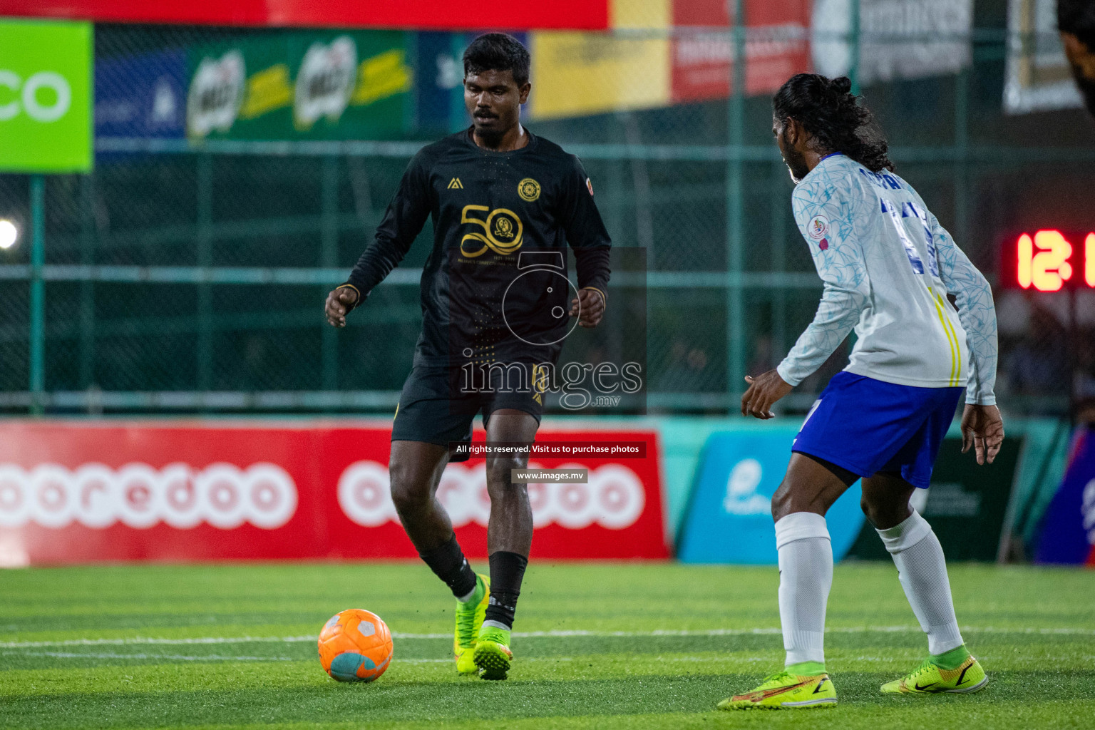 Prison Club vs MACL in the Quarter Finals of Club Maldives 2021 held at Hulhumale;, on 12th December 2021 Photos: Ismail Thoriq / images.mv