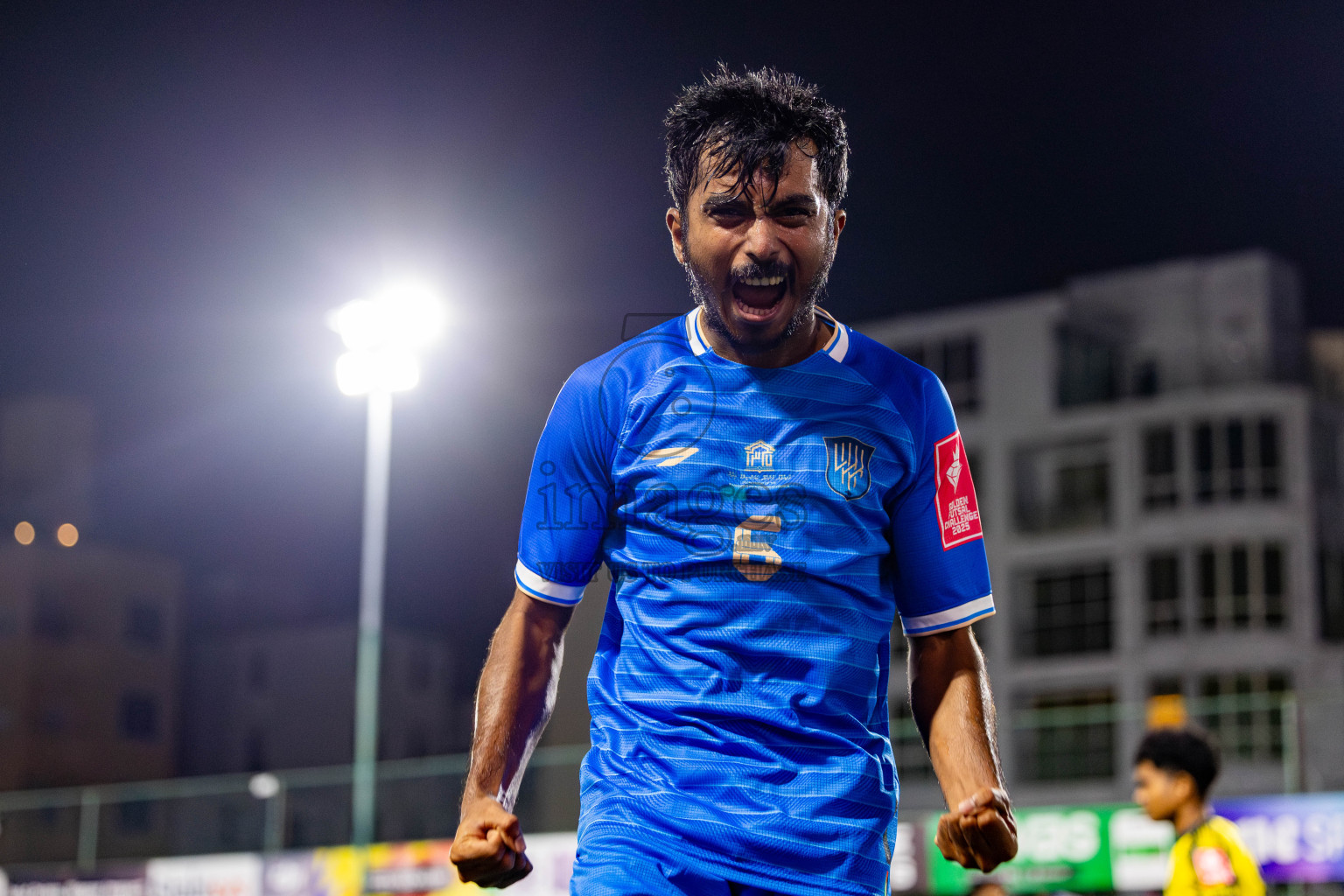Lh Naifaru vs Lh Kurendhoo in Lhaviyani Atoll Finals Day 26 of Golden Futsal Challenge 2025 was held on Thursday , 30th January 2025, in Hulhumale', Maldives. Photos: Nausham Waheed / images.mv