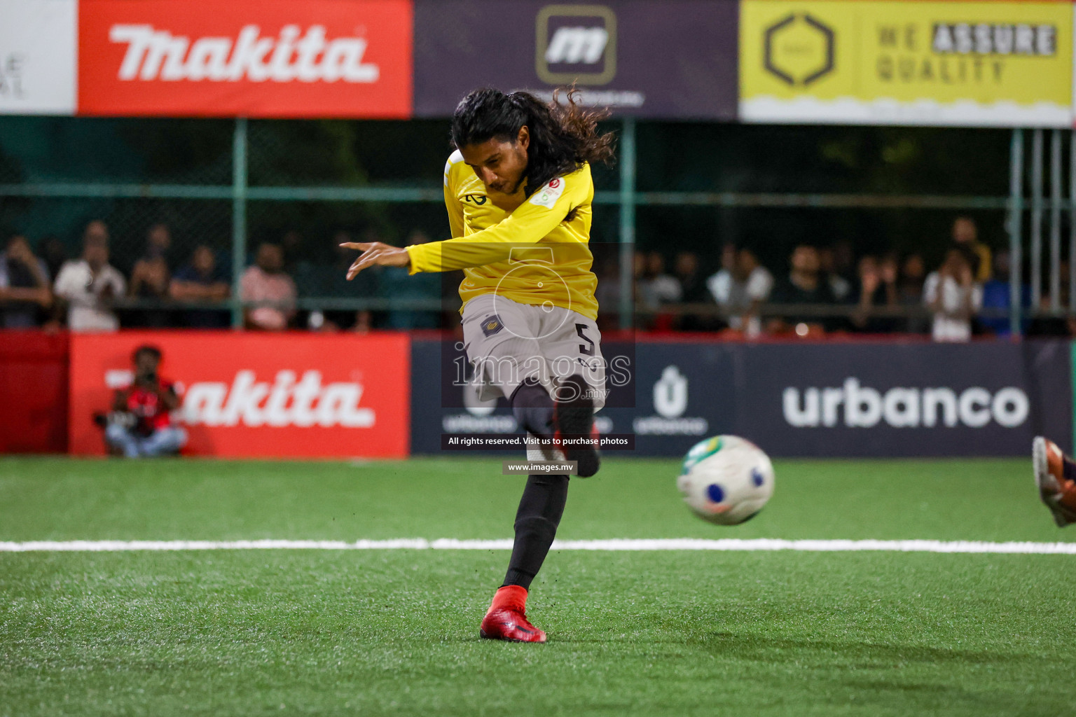 RRC vs Customs RC in Club Maldives Cup 2023 held in Hulhumale, Maldives, on Tuesday, 18th July 2023 Photos: Hassan Simah / images.mv