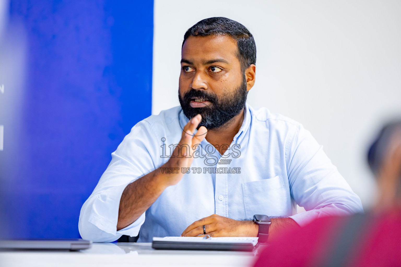 Press conference by FAM Normalization Committee was held at National Stadium in Male', Maldives on Sunday, 18th September 2024. Photos: Nausham Waheed / images.mv