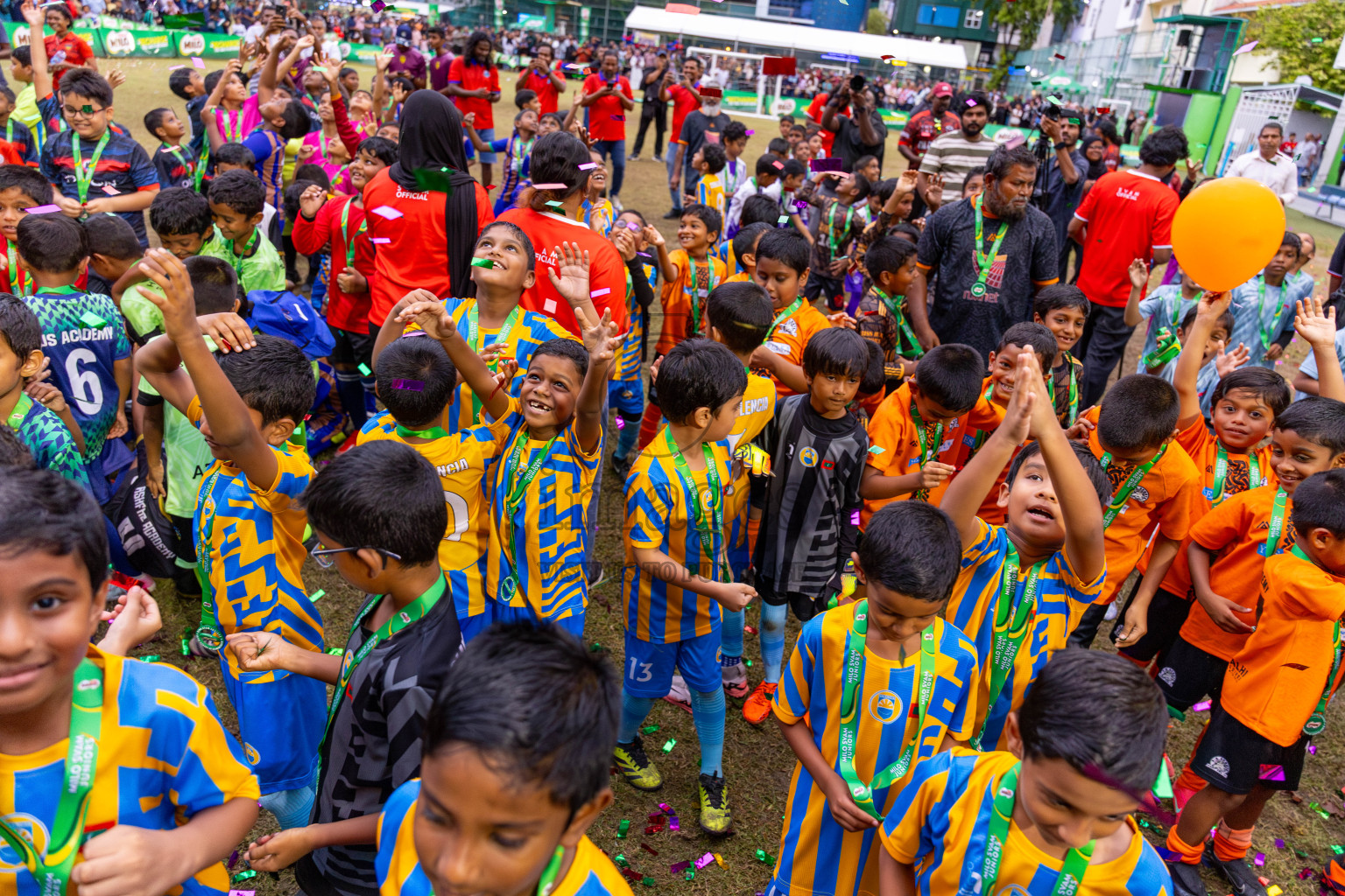 Day 3 of MILO SVAM Juniors 2025 (U-8) was held at Henveiru Stadium in Male', Maldives on Saturday, 28th June 2025. Photos: Ismail Thoriq / images.mv