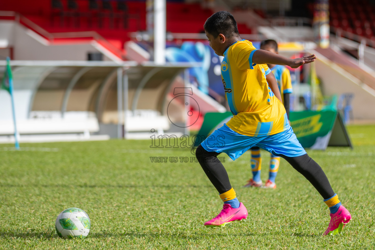 Day 2 of Under 10 MILO Academy Championship 2024 was held at National Stadium in Male', Maldives on Friday, 27th April 2024. Photos: Mohamed Mahfooz Moosa / images.mv