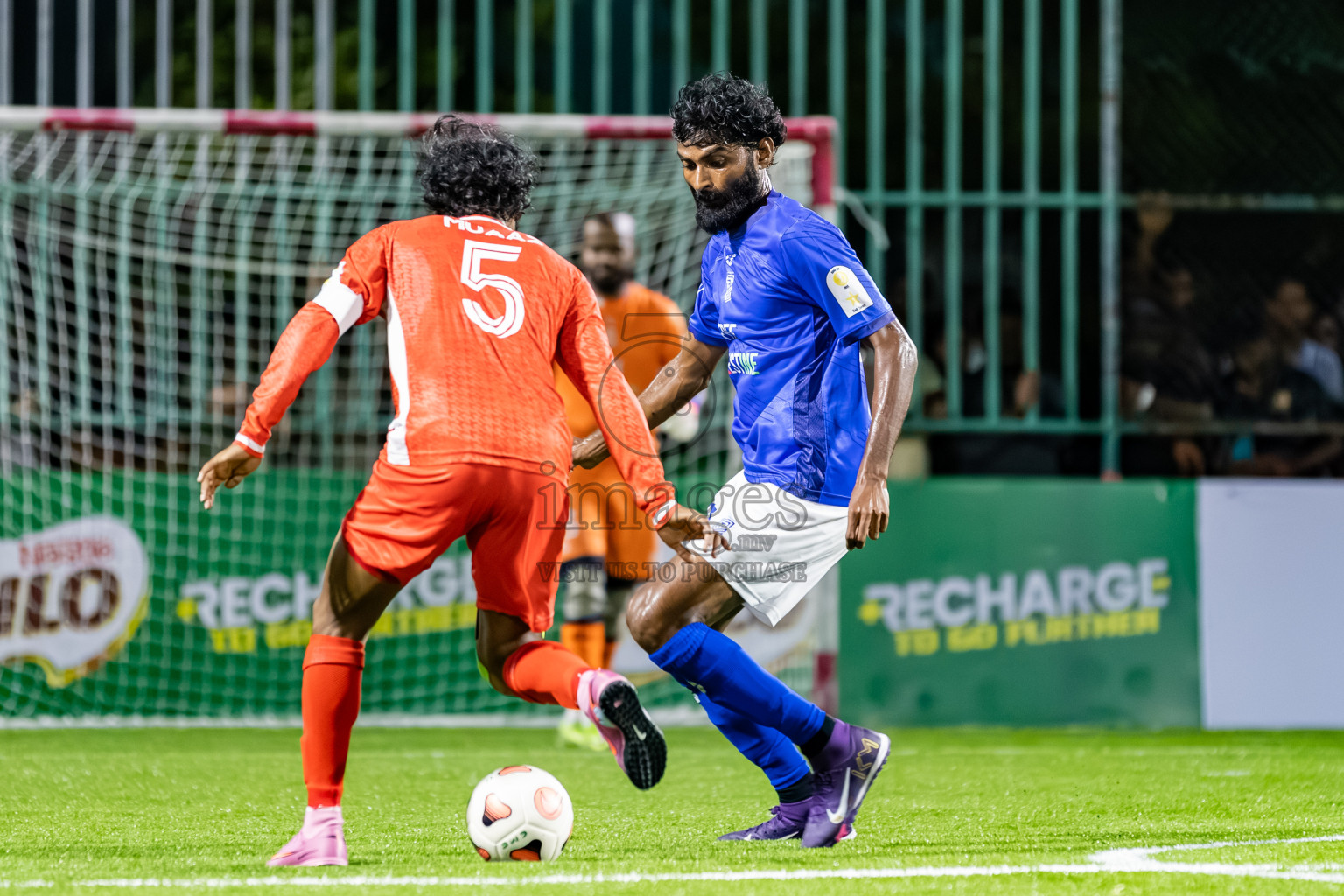 Team Naivaadhoo vs Club Combination in Day 1 of Kings Cup of Club Maldives Cup 2025 held in Rehendi Futsal Ground, Hulhumale', Maldives on Saturday, 30th August 2025. Photos: Areef / images.mv