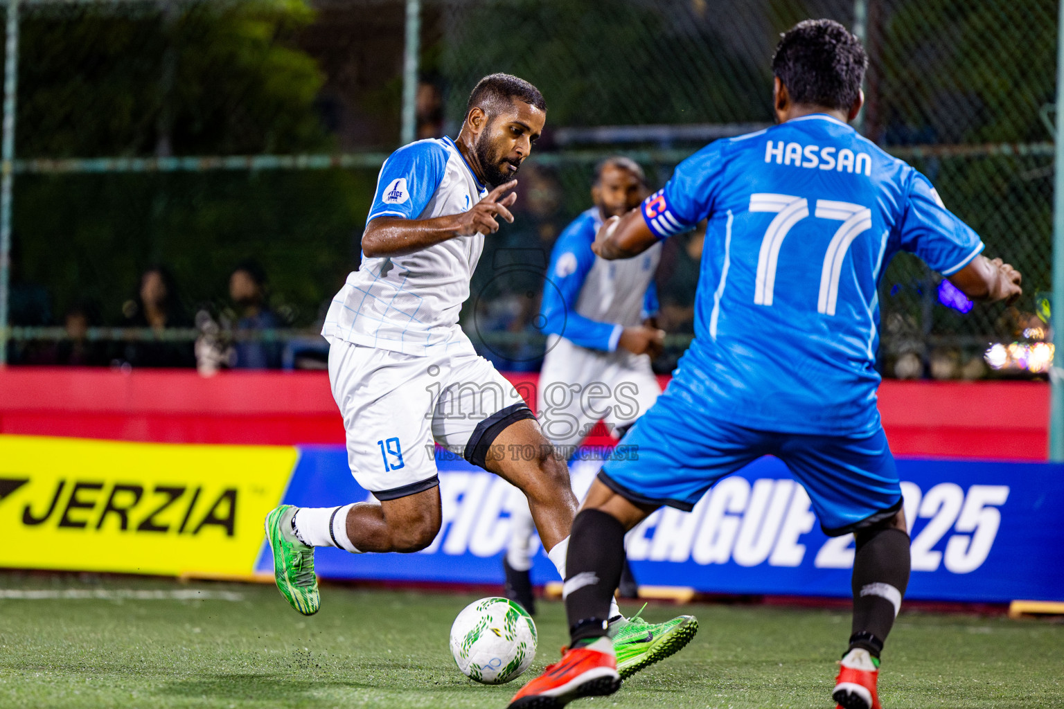Customs RC vs Club Dhaakhily in Day 5 of Office League 2025 was held on Sunday, 20th April 2025 in Hulhumale', Maldives. Photos: Nausham Waheed  / images.mv