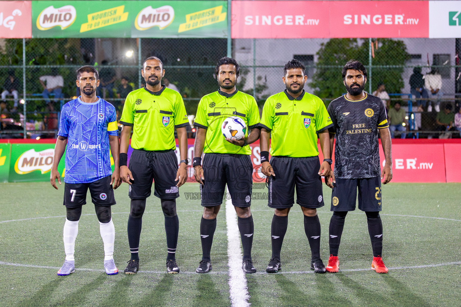 Prison Club vs Police Club in Club Maldives Cup 2024 held in Rehendi Futsal Ground, Hulhumale', Maldives on Saturday, 28th September 2024. Photos: Hassan Simah / images.mv