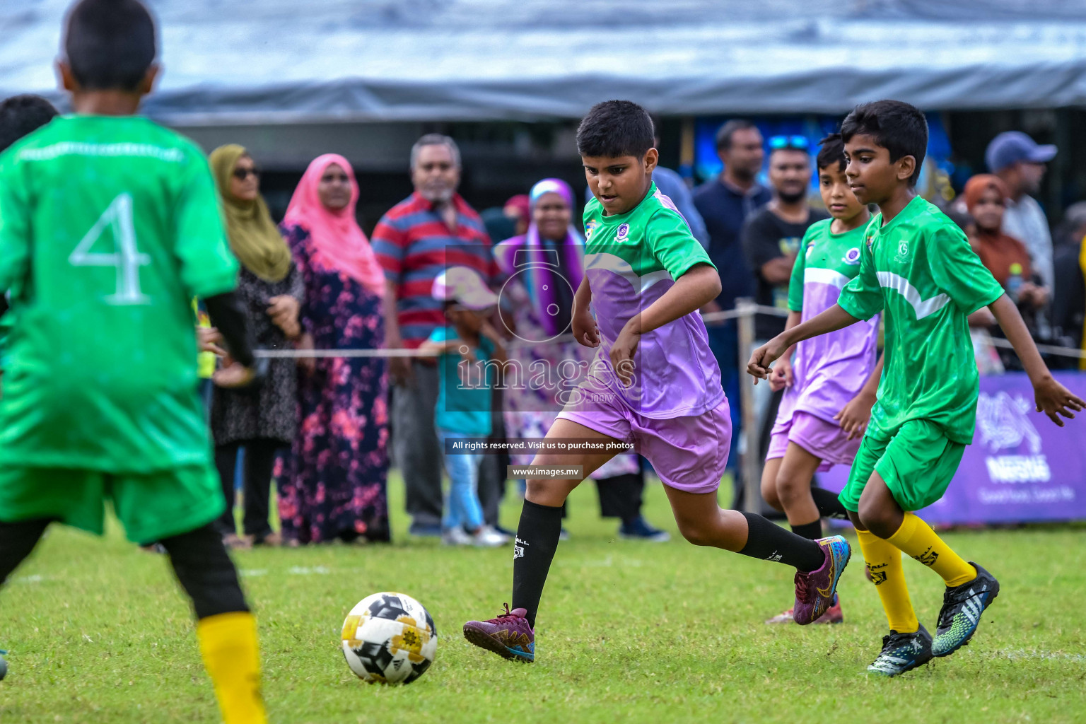 Day 1 of Milo Kids Football Fiesta 2022 was held in Male', Maldives on 19th October 2022. Photos: Nausham Waheed/ images.mv