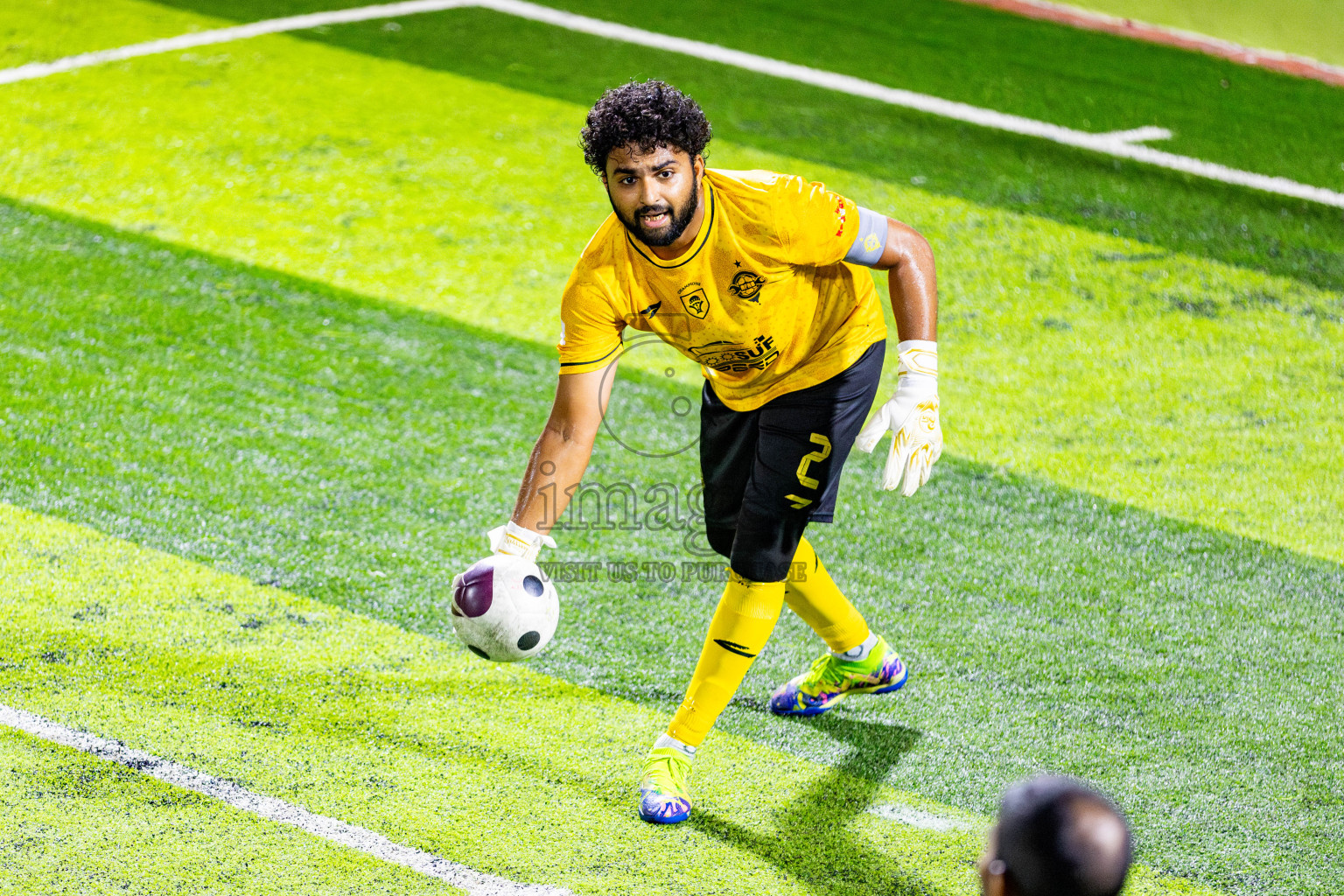 FC Marlins vs Afro SC in Day 5 of Eydhafushi Futsal Cup 2024 was held on Friday, 12th April 2024, in B Eydhafushi, Maldives Photos: Nausham Waheed / images.mv