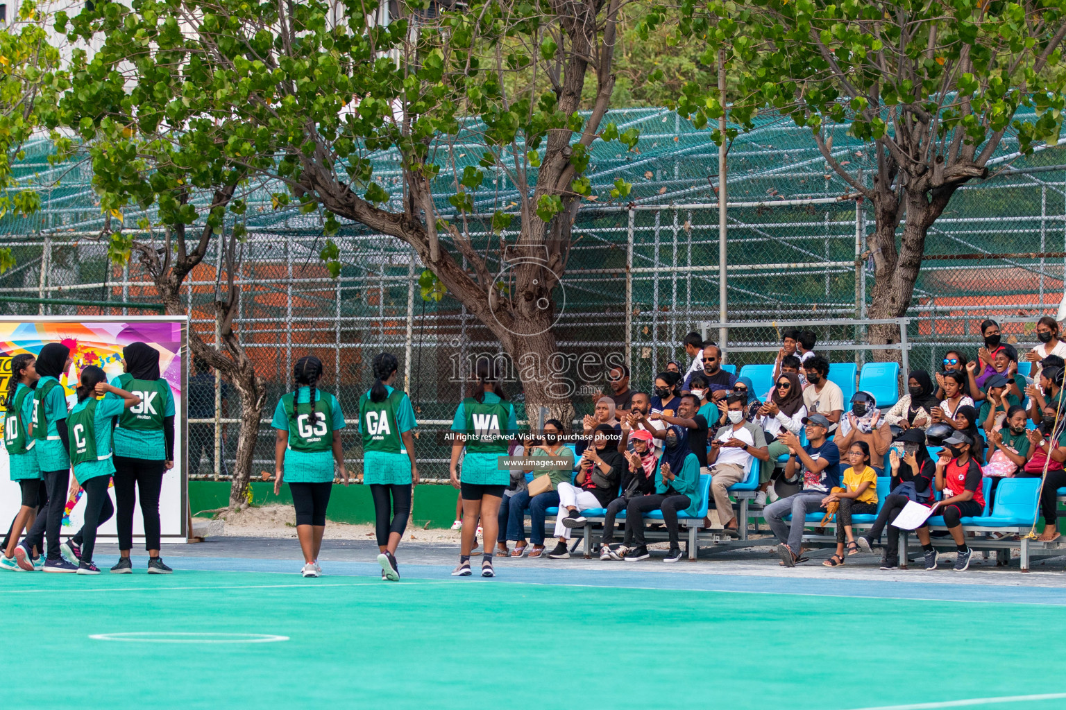 Junior Netball Championship 2022 - Under 14 Final U14 final of Junior Netball Championship 2022 held in Male', Maldives on Friday, 18th March 2022. Photos by Ismail Thoriq