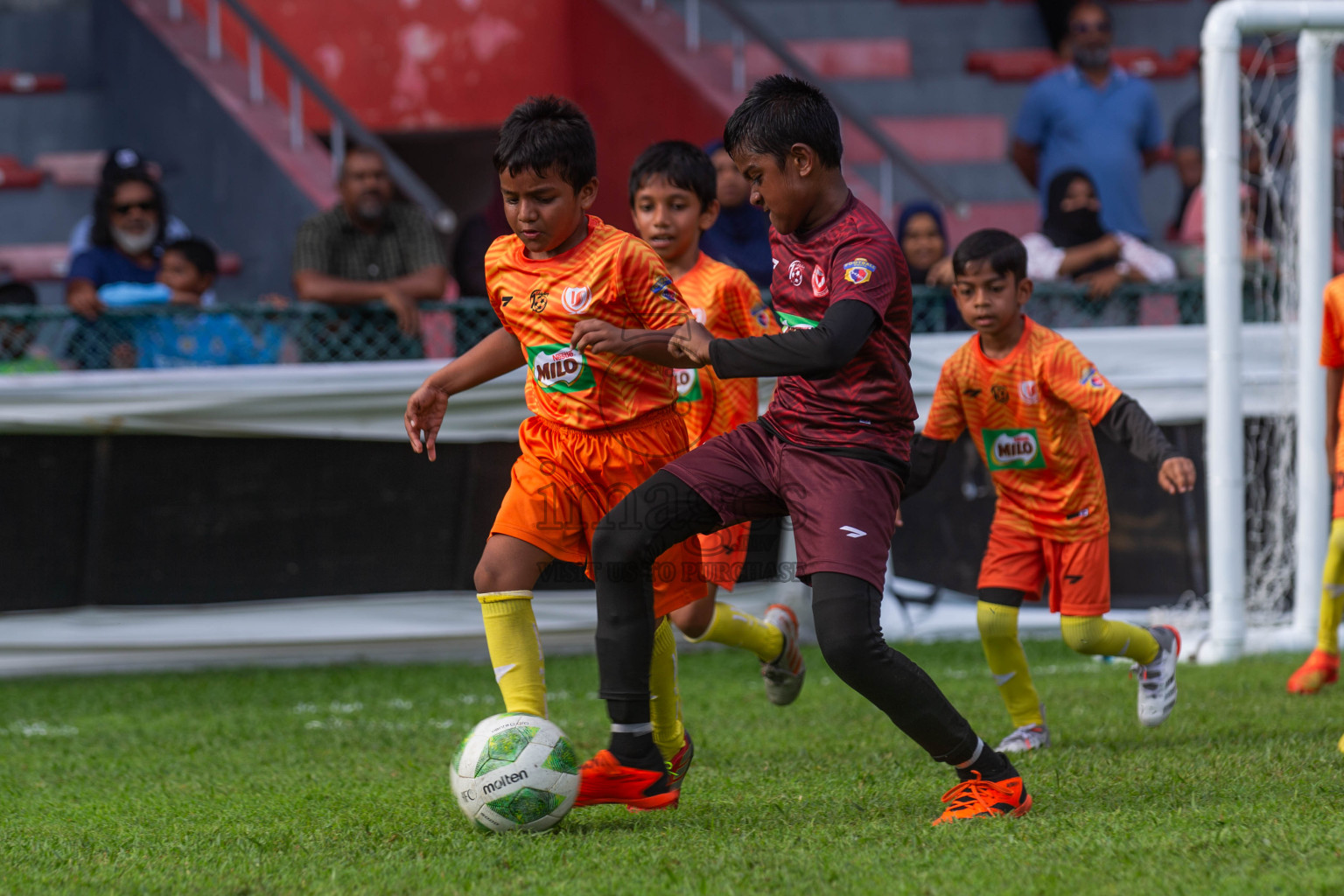 Day 2 of MILO Kids Football Fiesta was held at National Stadium in Male', Maldives on Saturday, 24th February 2024.