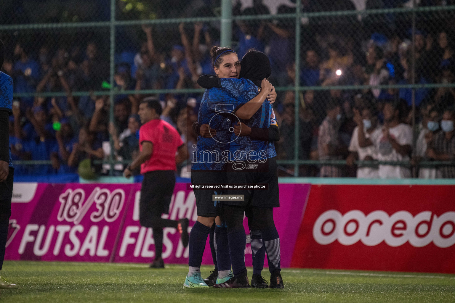 Ports Limited vs WAMCO - in the Finals 18/30 Women's Futsal Fiesta 2021 held in Hulhumale, Maldives on 18 December 2021. Photos by Nausham Waheed & Shuu Abdul Sattar