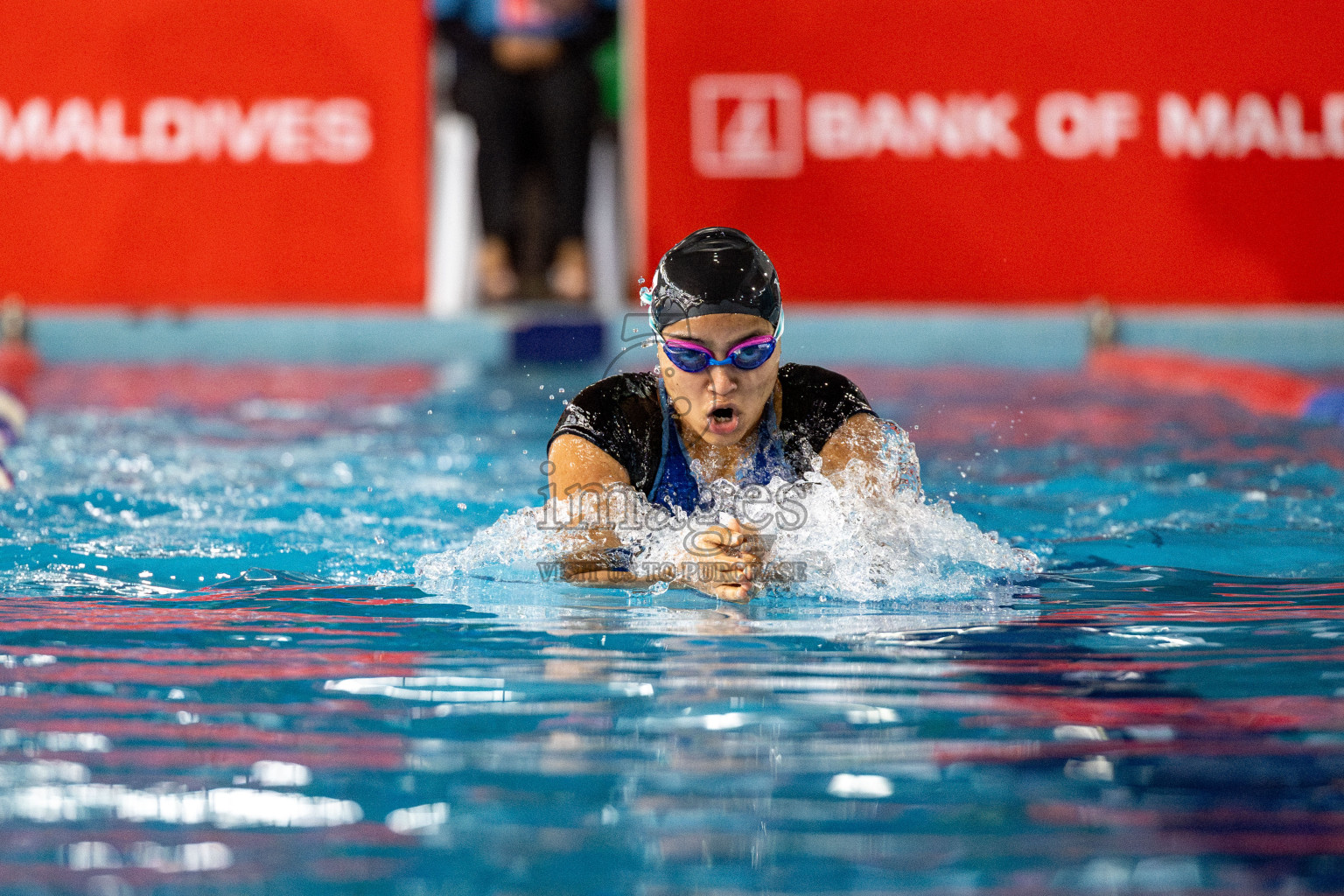 Day 5 of National Swimming Competition 2024 held in Hulhumale', Maldives on Tuesday, 17th December 2024. 
Photos: Hassan Simah / images.mv