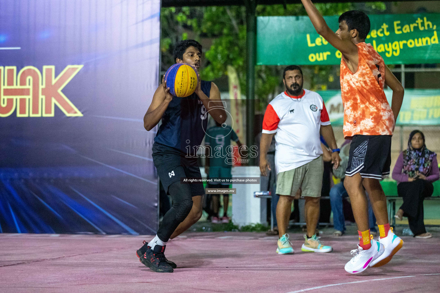 Day4 of Slamdunk by Sosal on 15th April 2023 held in Male'. Photos: Nausham waheed /images.mv