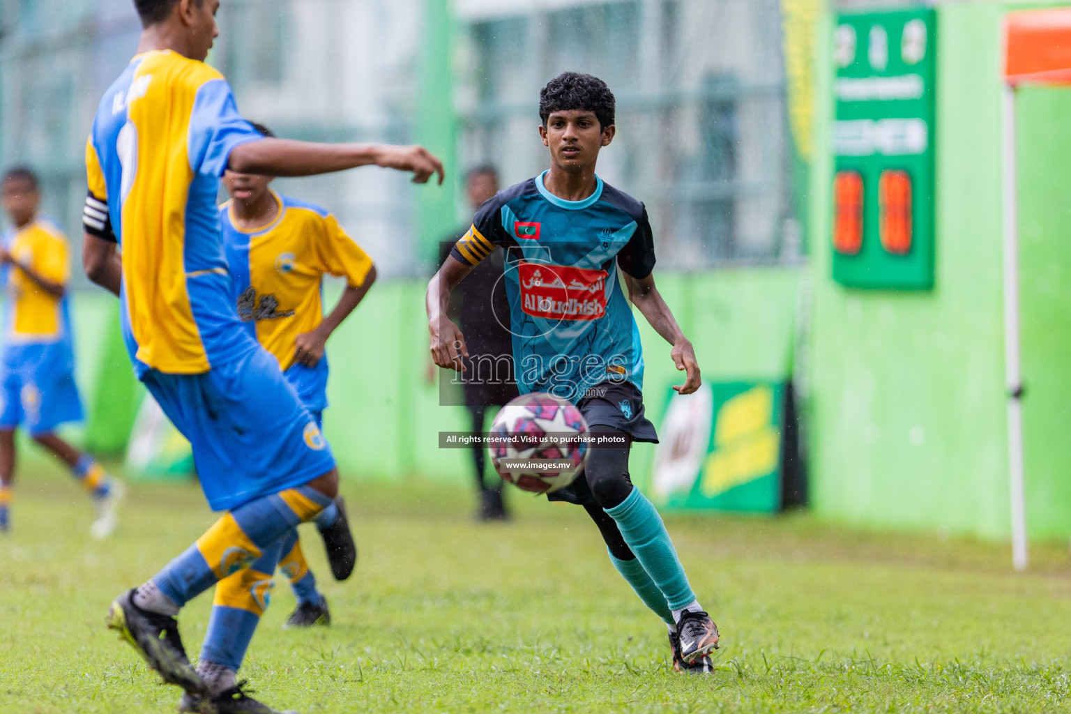 Day 2 of MILO Academy Championship 2023 (u14) was held in Henveyru Stadium Male', Maldives on 4th November 2023. Photos: Nausham Waheed / images.mv