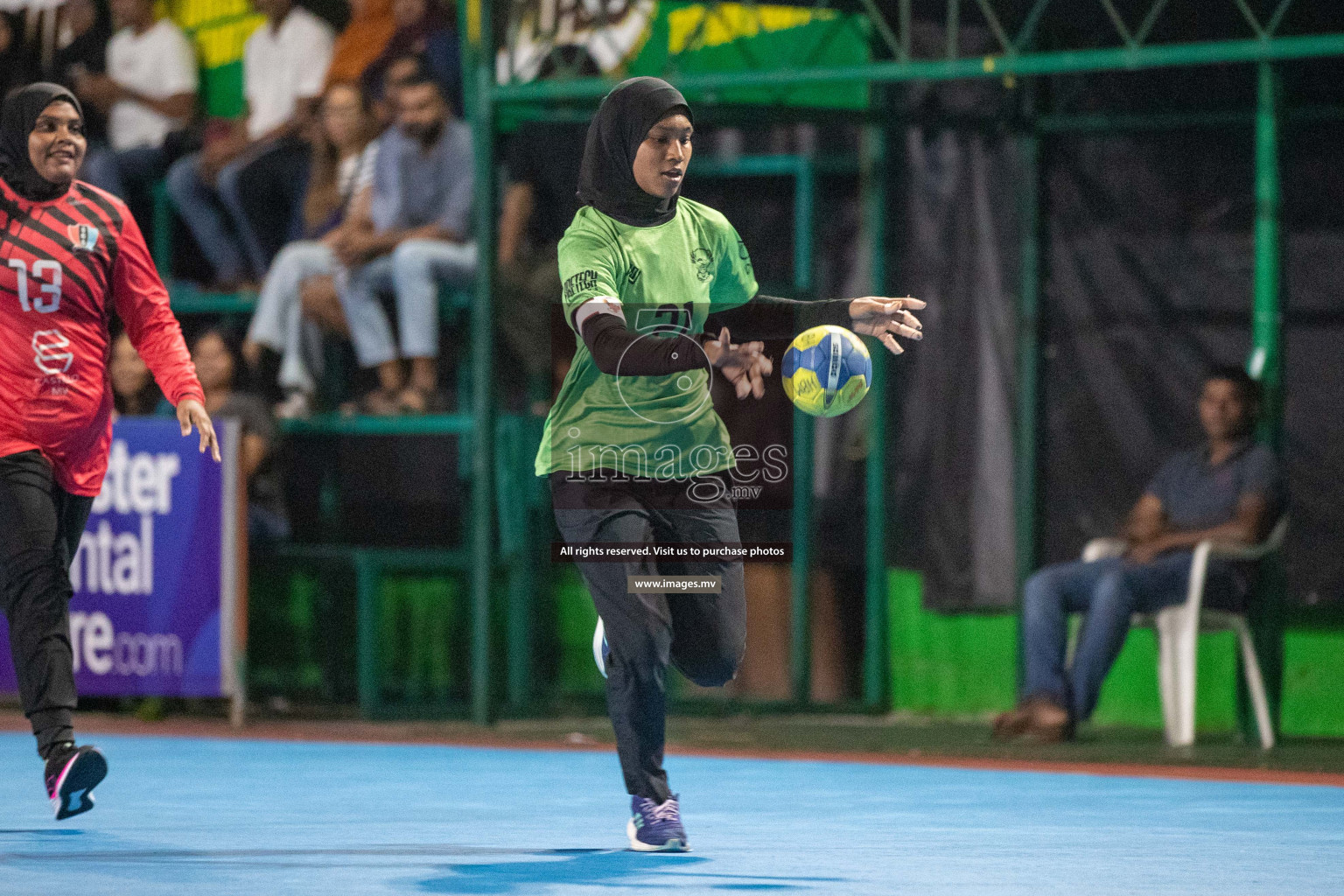 Day 9 of 6th MILO Handball Maldives Championship 2023, held in Handball ground, Male', Maldives on 28th May 2023 Photos: Nausham Waheed/ Images.mv