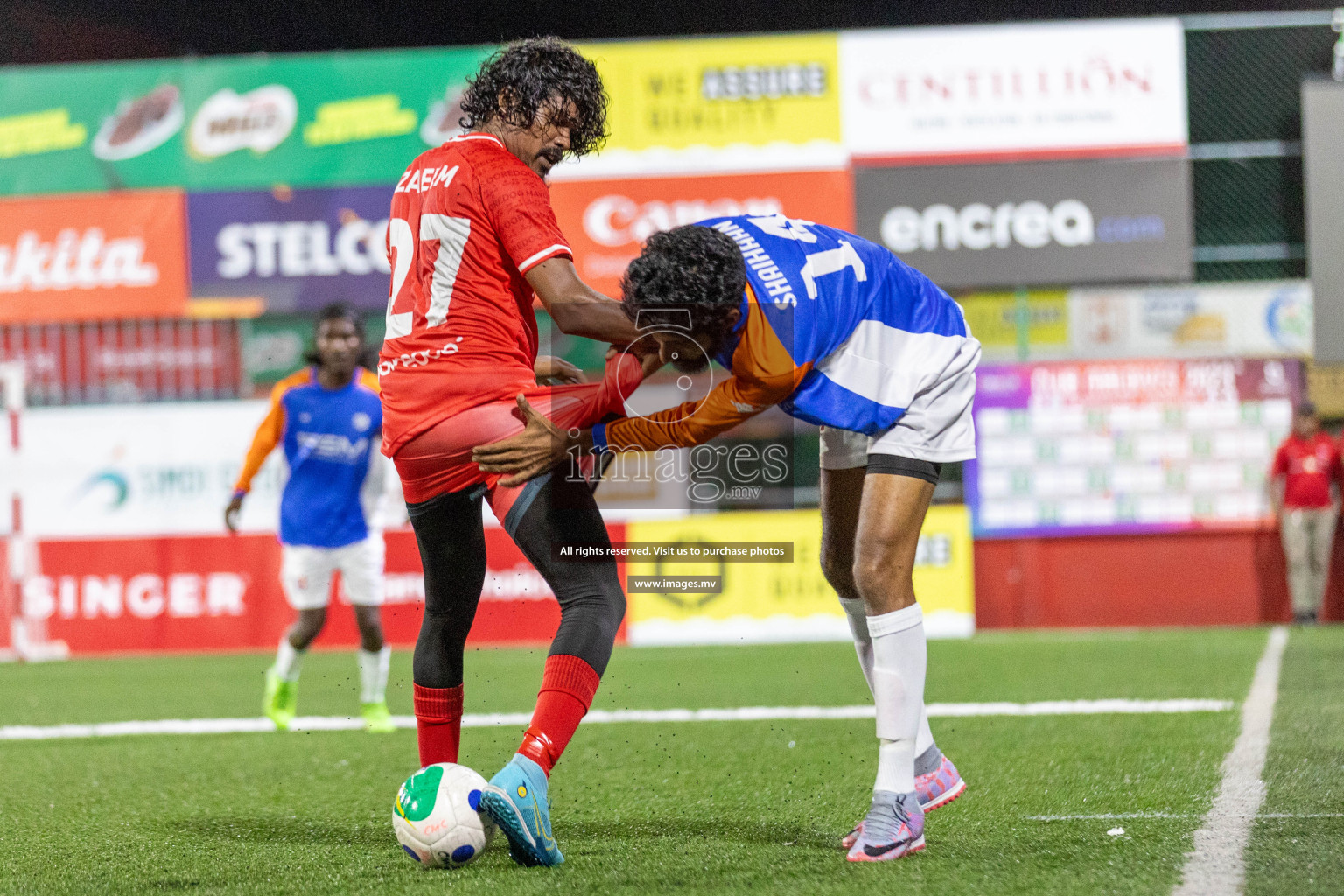 Team FSM vs Ooredoo in Club Maldives Cup 2023 held in Hulhumale, Maldives, on Thursday, 20th July 2023 Photos: Shu / images.mv