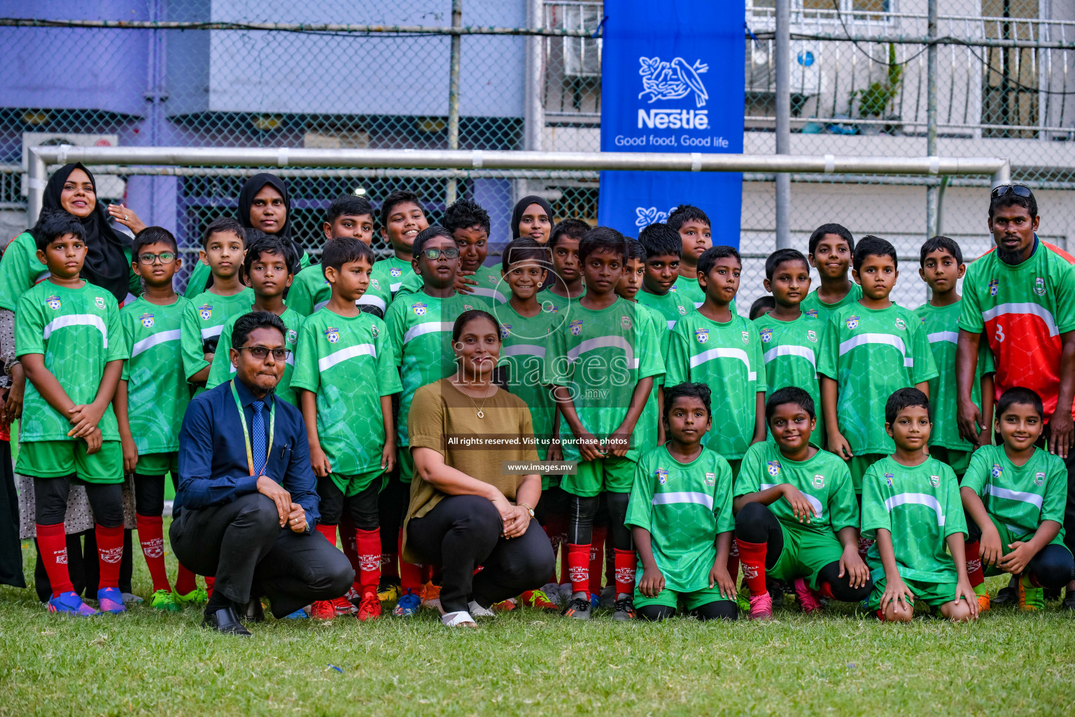 Day 1 of Milo Kids Football Fiesta 2022 was held in Male', Maldives on 19th October 2022. Photos: Nausham Waheed/ images.mv