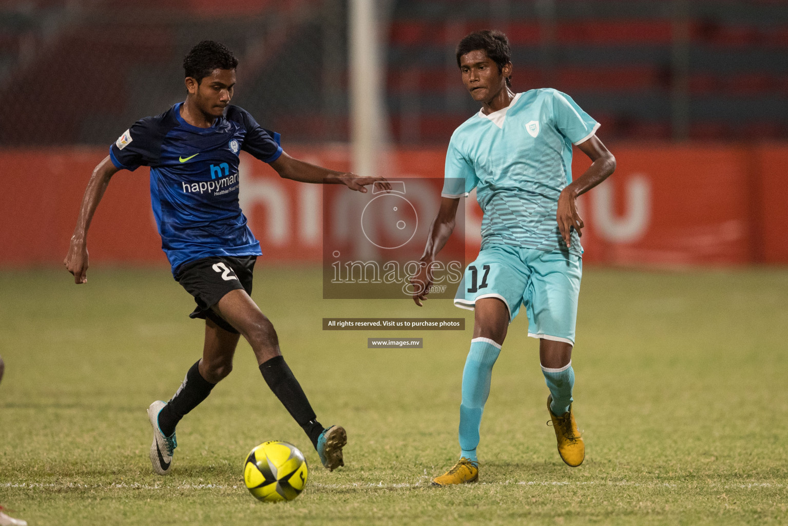 CHSE vs Ghaazee School in MAMEN Inter School Football Tournament 2019 (U18) in Male, Maldives on 26th March 2019, Photos: Suadh Abdul Sattar / images.mv