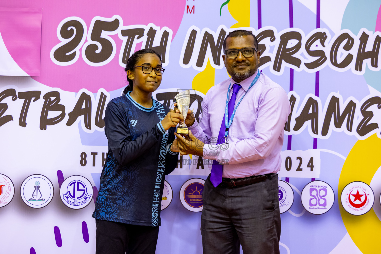 Day 6 of 25th Inter-School Netball Tournament was held in Social Center at Male', Maldives on Thursday, 15th August 2024. Photos: Nausham Waheed / images.mv