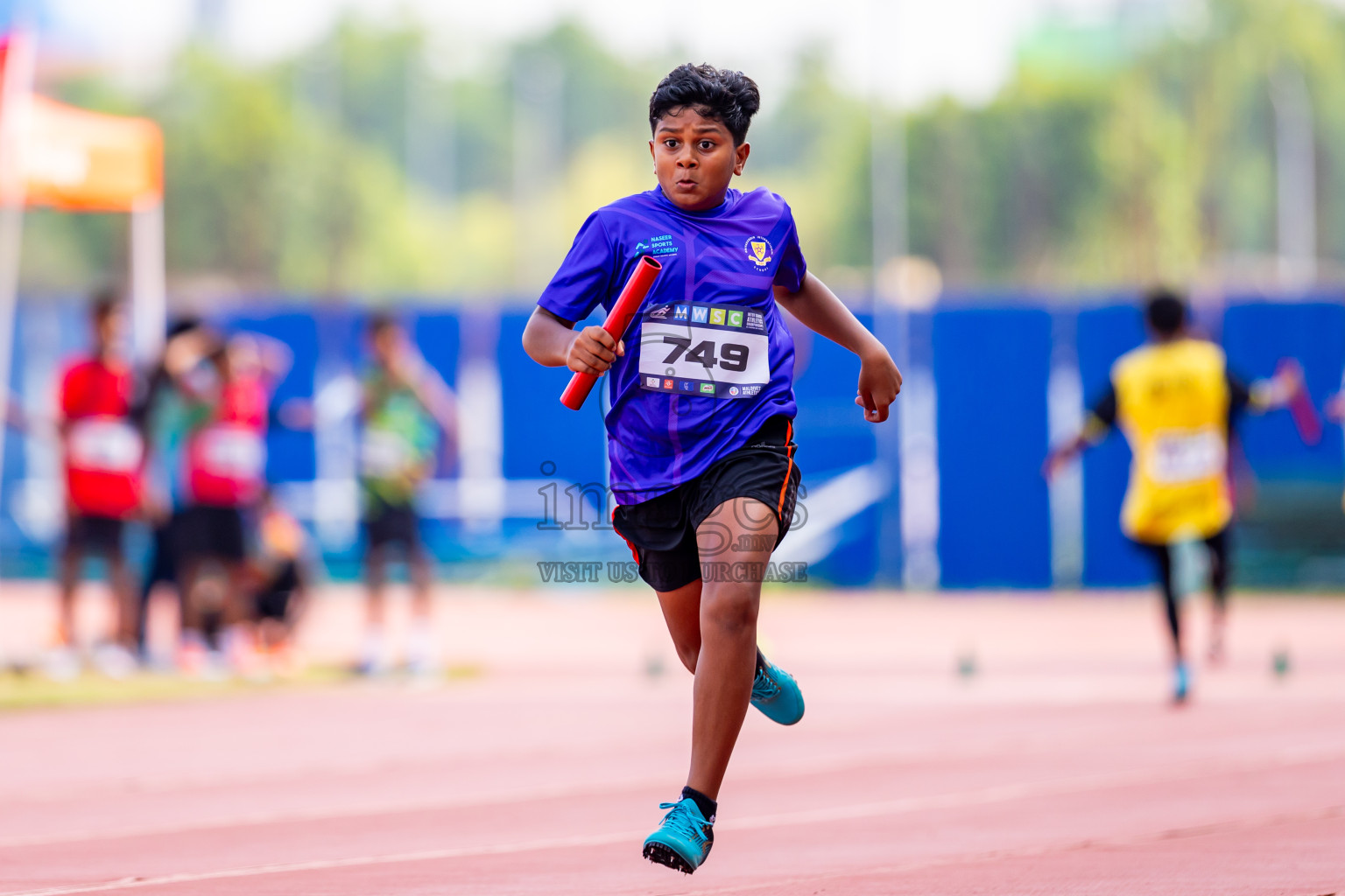 Day 5 of MWSC Interschool Athletics Championships 2024 held in Hulhumale Running Track, Hulhumale, Maldives on Wednesday, 13th November 2024. Photos by: Nausham Waheed / Images.mv