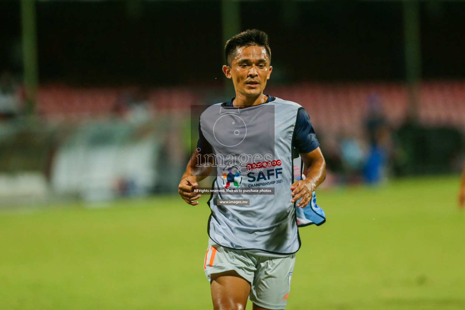 India vs Nepal in SAFF Championship 2021 held on 10th October 2021 in Galolhu National Stadium, Male', Maldives