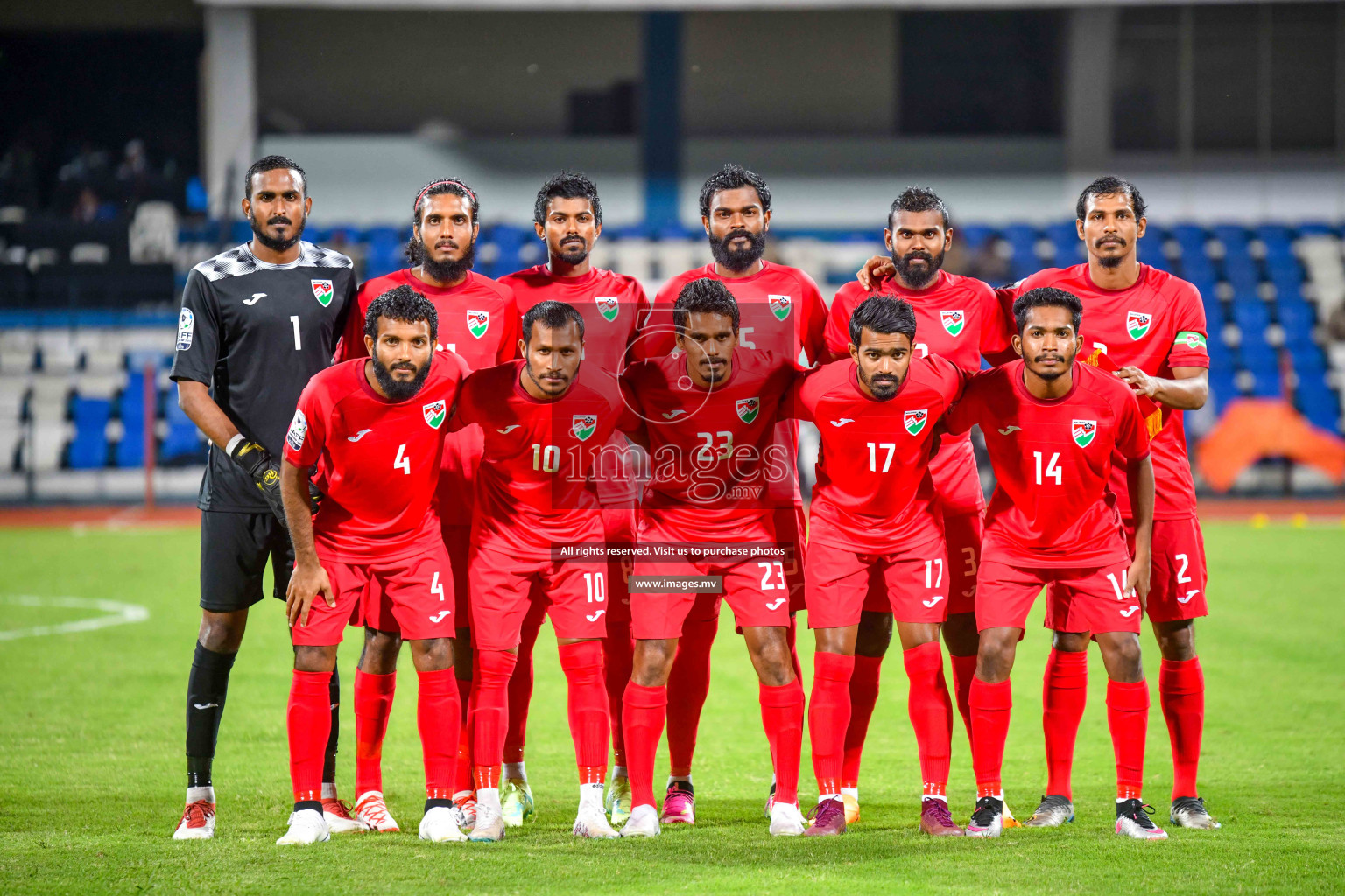 Maldives vs Bhutan in SAFF Championship 2023 held in Sree Kanteerava Stadium, Bengaluru, India, on Wednesday, 22nd June 2023. Photos: Nausham Waheed / images.mv