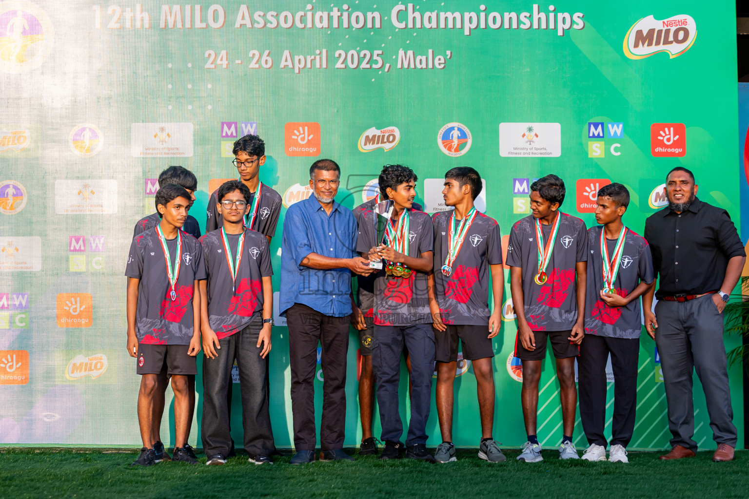 Day 3 of 12th Milo Association Championships was held in Ekuveni Track at Male', Maldives on Saturday, 26th April 2025. Photos: Nausham Waheed / images.mv