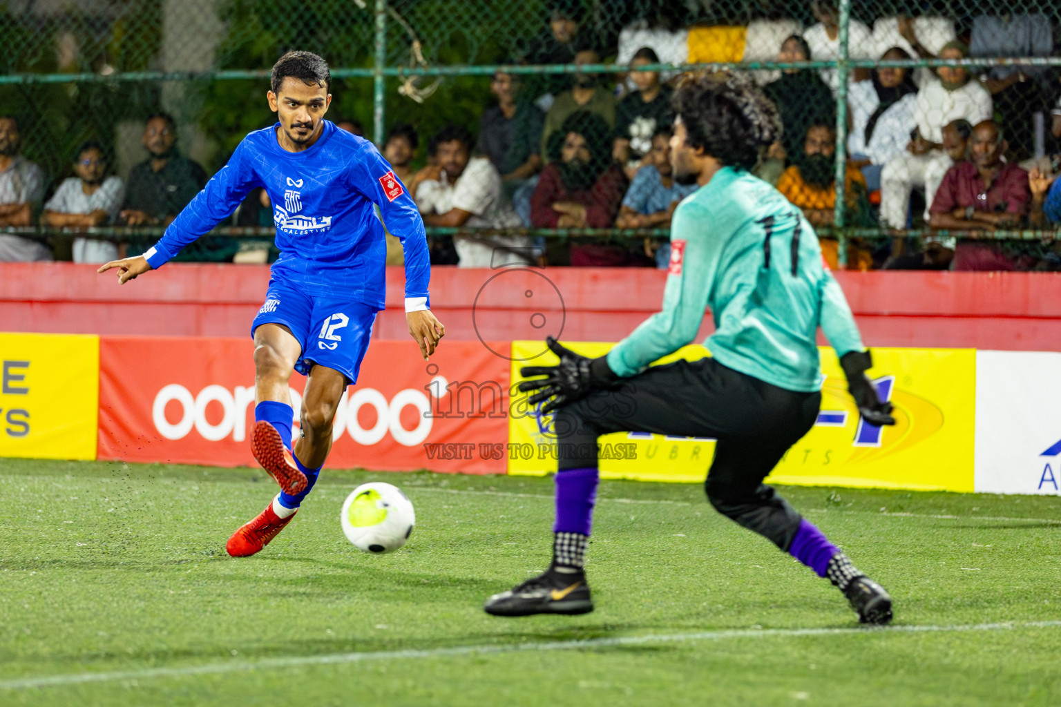 GA. Kanduhulhuhdoo VS S. Hithadhoo on Day 35 of Golden Futsal Challenge 2024 was held on Tuesday, 20th February 2024, in Hulhumale', Maldives 
Photos: Hassan Simah, / images.mv