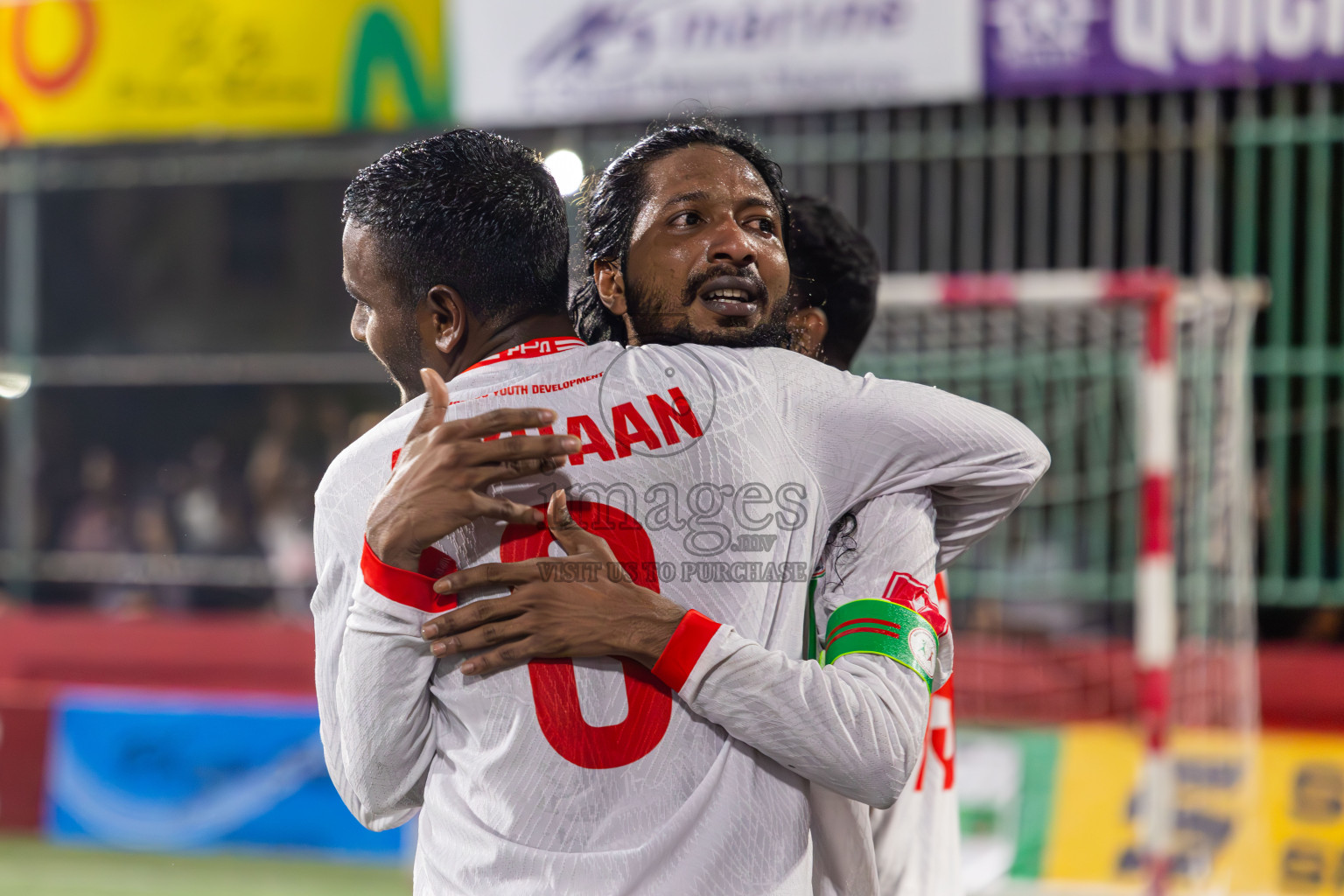 L Gan vs L Isdhoo in Laamu Atoll Finals Day 26 of Golden Futsal Challenge 2025 was held on Thursday , 30th January 2025, in Hulhumale', Maldives. Photos: Ismail Thoriq / images.mv