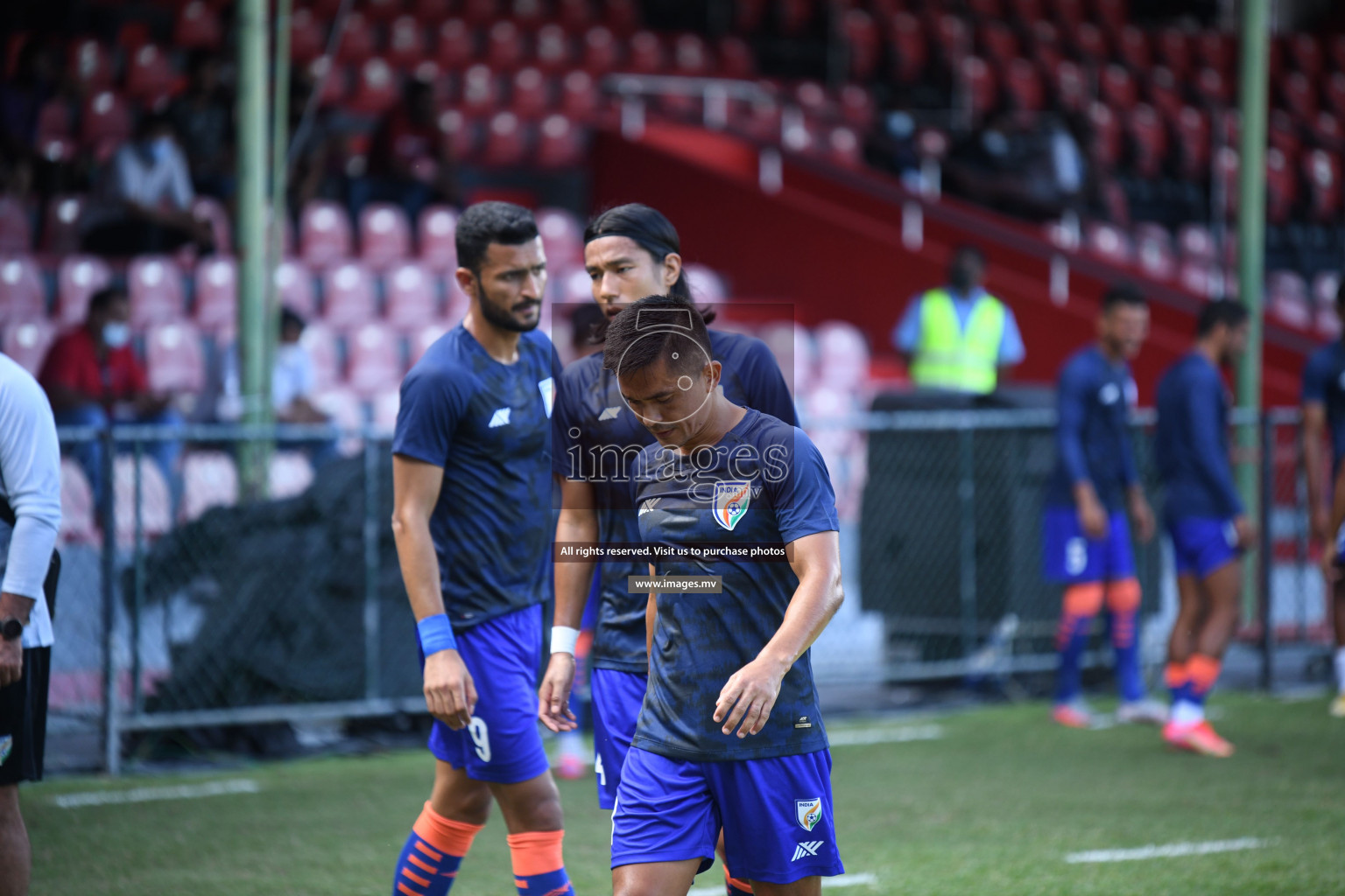 Bangladesh vs India in SAFF Championship 2021 held on 1st October 2021 in Galolhu National Stadium, Male', Maldives