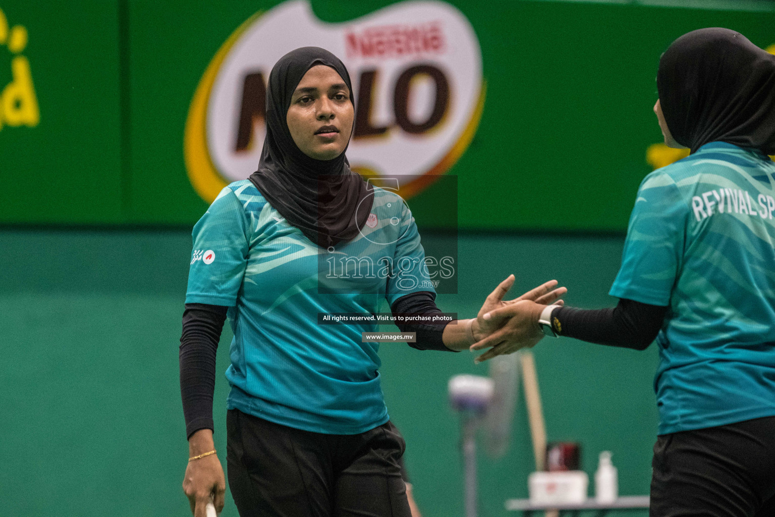 Day 3 of Badminton association mixed group championship 2021 held in Male', Maldives Photos by Nausham Waheed