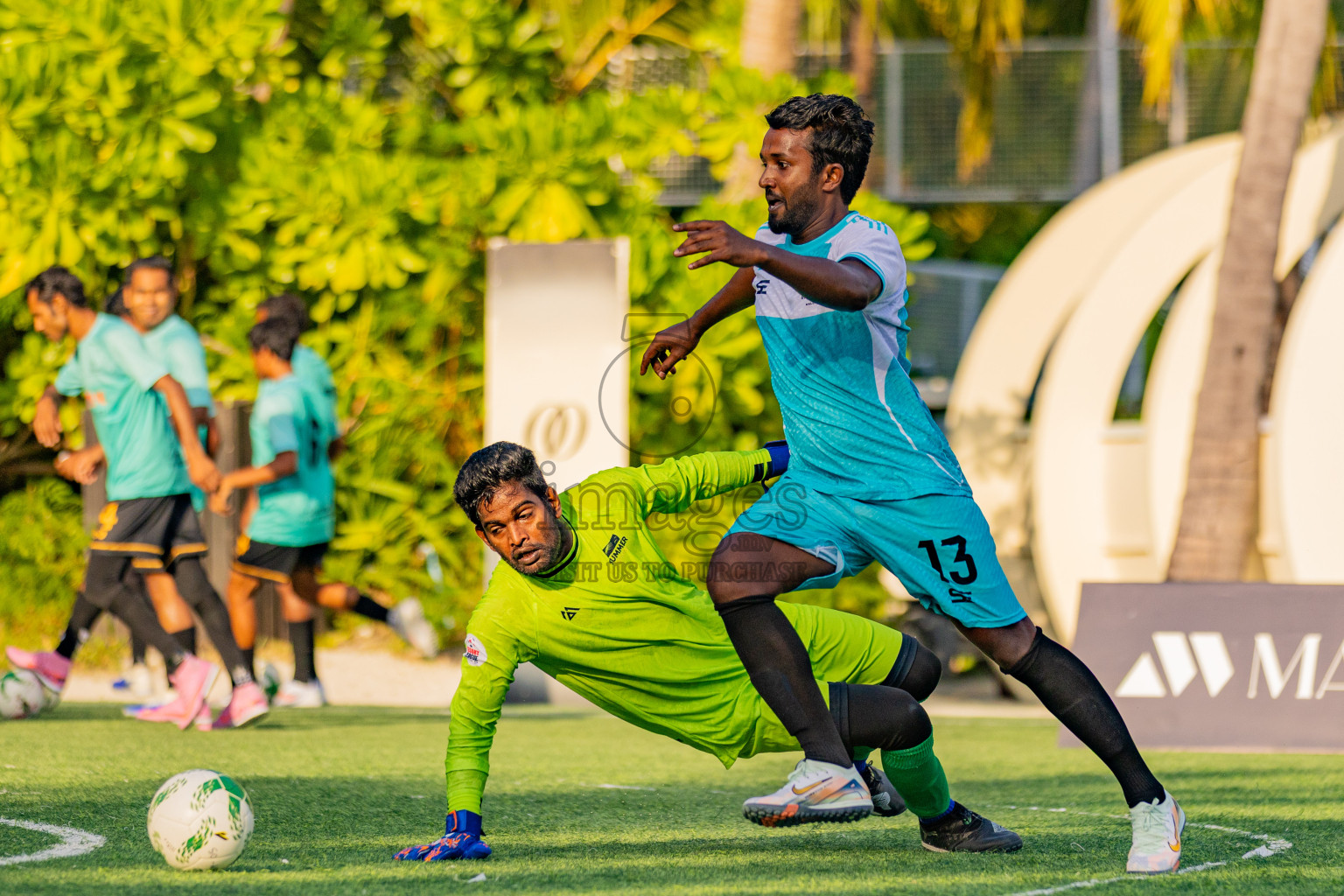 VARU vs SUMMER Island in Resort League 2025 (North Male Zone) day 7 was held on Tuesday, 9th September 2025 in One And Only Reethi Rah Maldives Resort, Photos: Areef Adam / images.mv