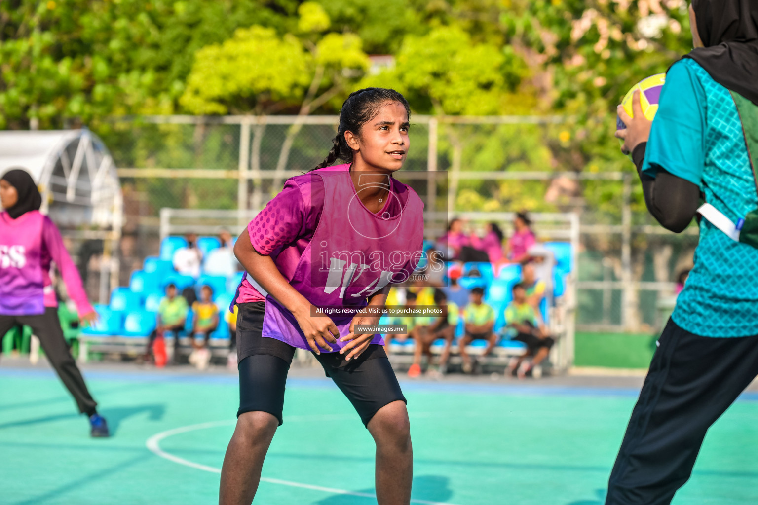 Day 11 of Junior Netball Championship 2022 held in Male', Maldives. Photos by Nausham Waheed