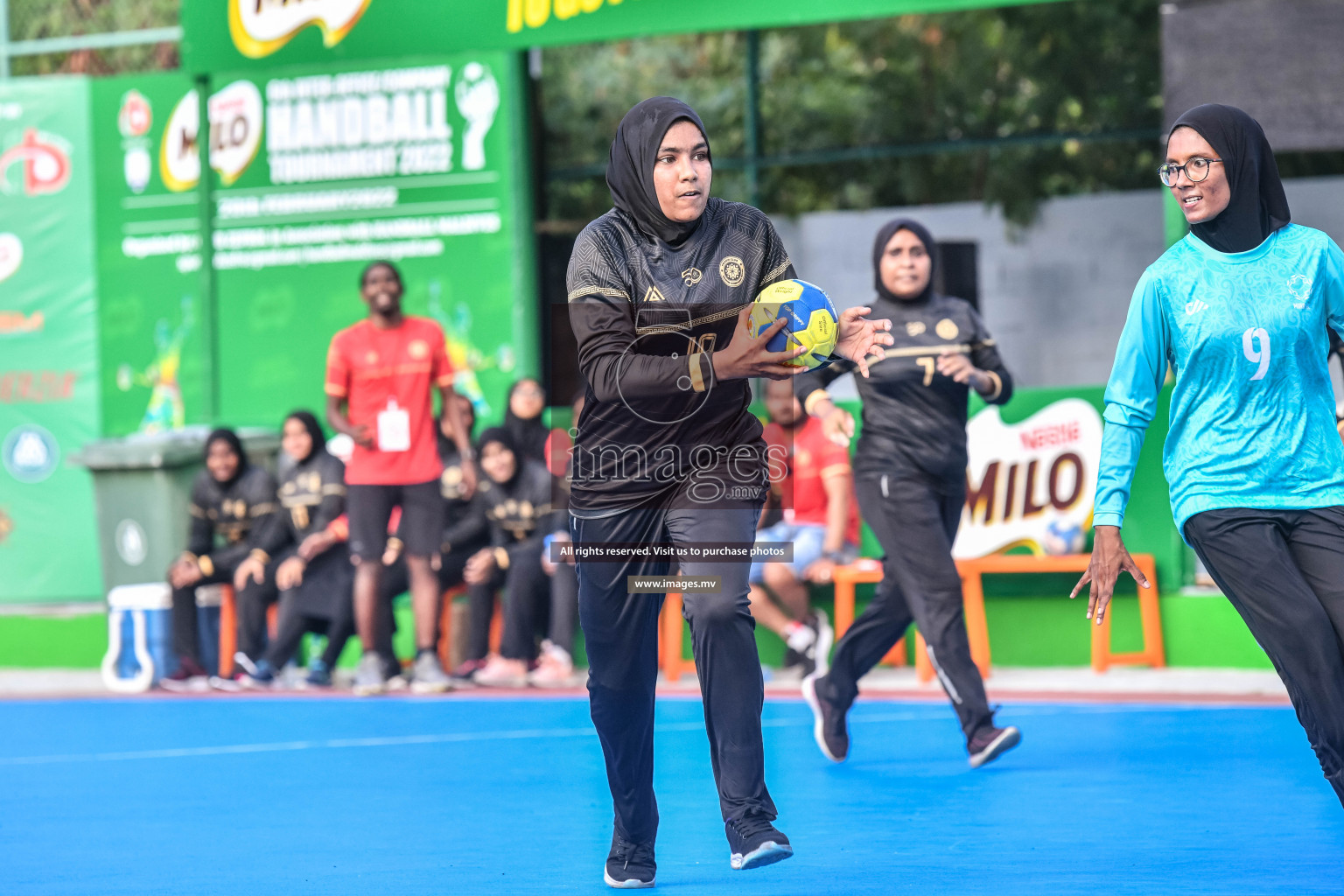 Day 5 of Milo 6th Inter Office Handball Tournament 2022 - Photos by Nausham Waheed