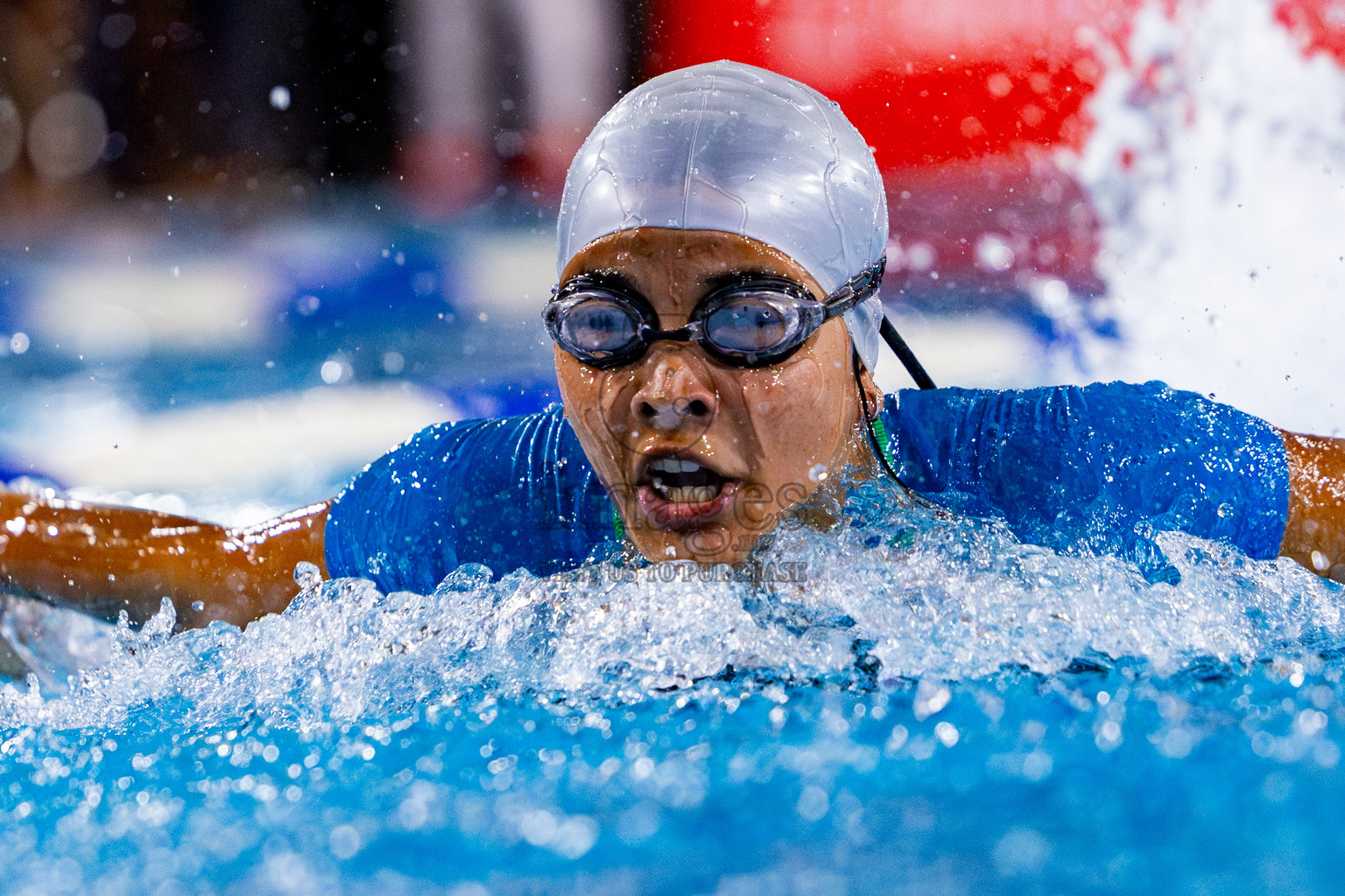 Day 2 of 20th Inter-school Swimming Competition 2024 held in Hulhumale', Maldives on Sunday, 13th October 2024. Photos: Nausham Waheed / images.mv