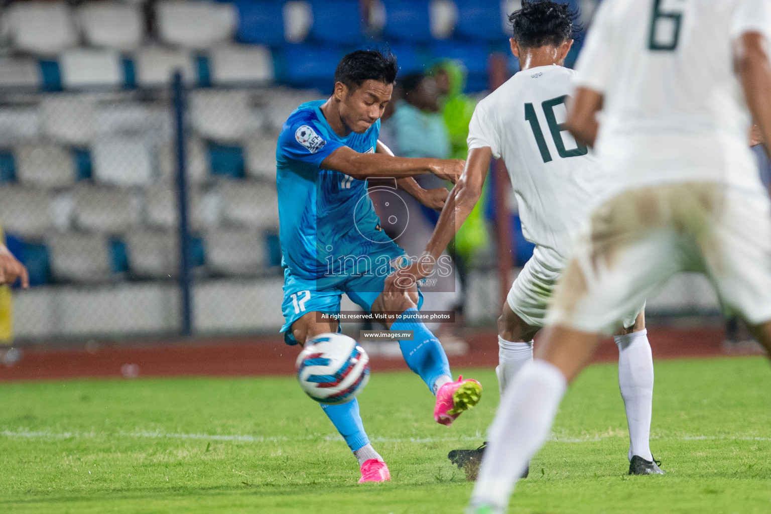 India vs Pakistan in the opening match of SAFF Championship 2023 held in Sree Kanteerava Stadium, Bengaluru, India, on Wednesday, 21st June 2023. Photos: Nausham Waheed / images.mv