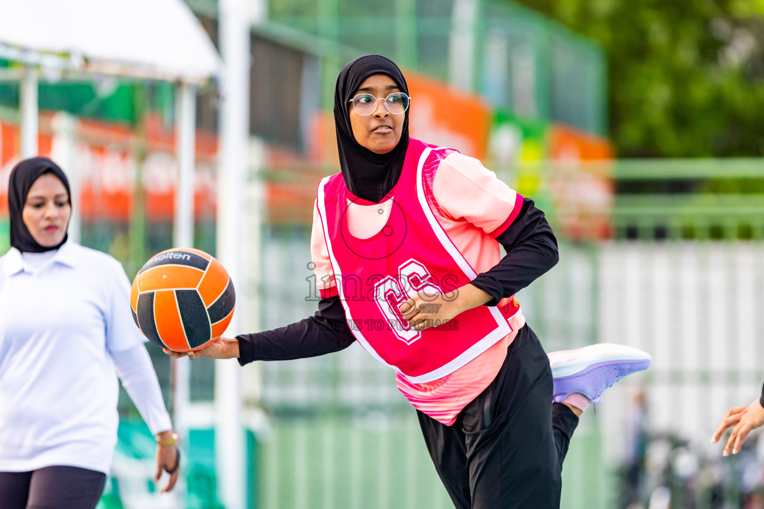 Day 4 of 23rd Netball Association Championship was held in Ekuveni Netball Court at Male', Maldives on Wednesday, 1st May 2024. Photos: Nausham Waheed / images.mv