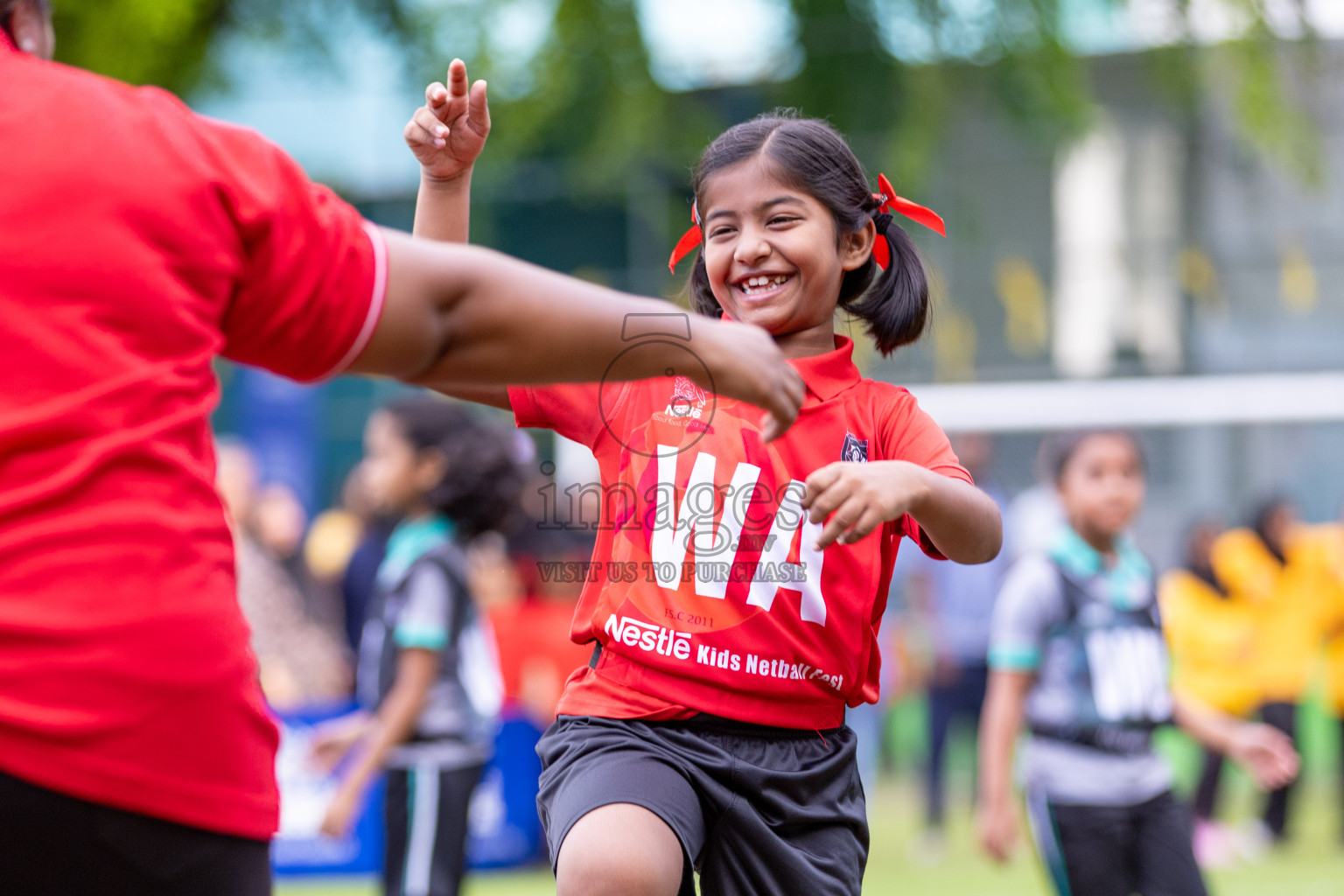 Day 3 of Nestle' Kids Netball Fiesta 2023 held in Henveyru Stadium, Male', Maldives on Saturday, 2nd December 2023. Photos by Nausham Waheed / Images.mv