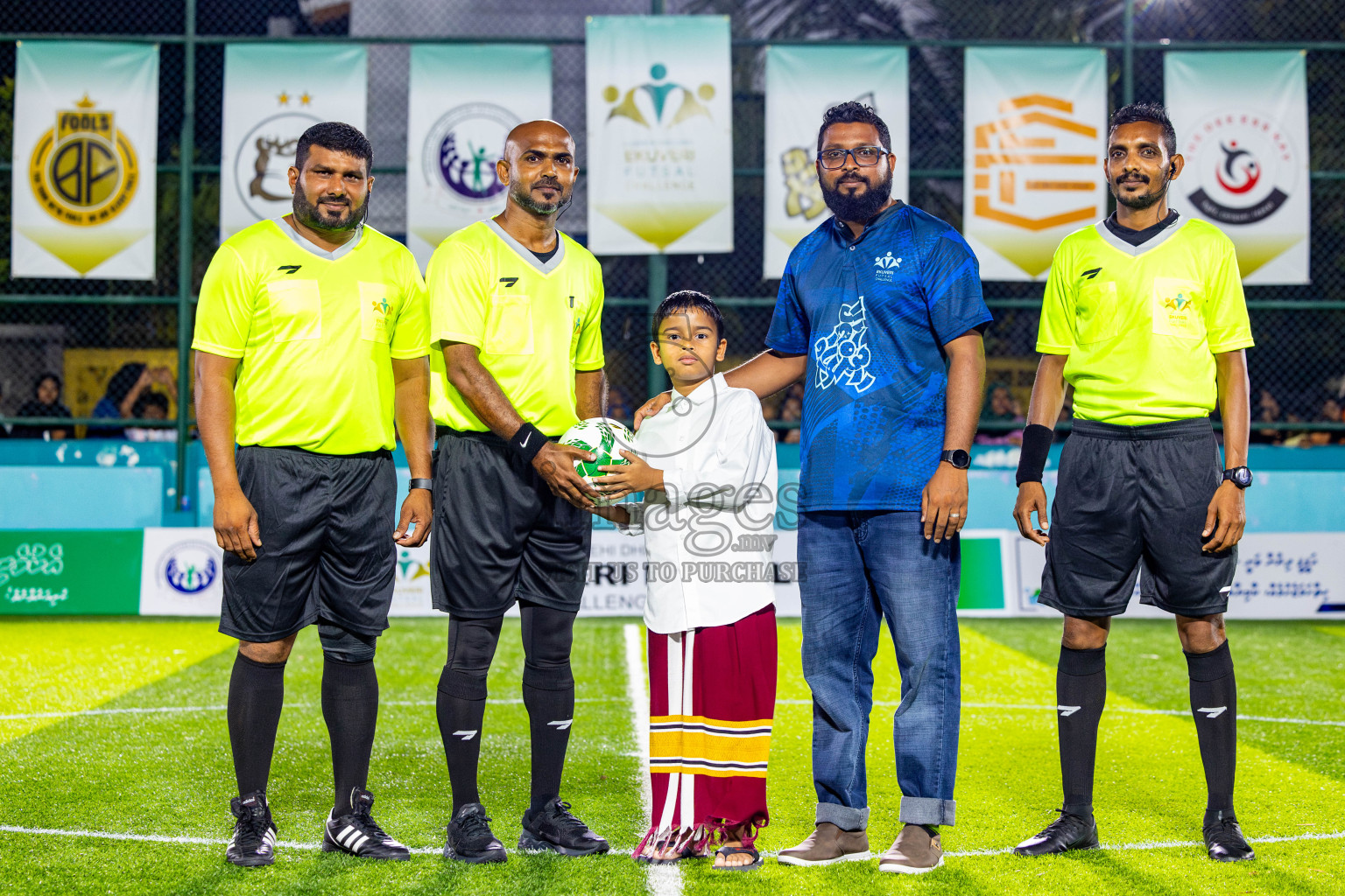 Ifhaams vs J Kovi Goani in Day 1 of Laamehi Dhiggaru Ekuveri Futsal Challenge 2025 was held on Thursday, 24th July 2025, at Dhiggaru Futsal Ground, Dhiggaru, Maldives Photos: Nausham Waheed / images.mv